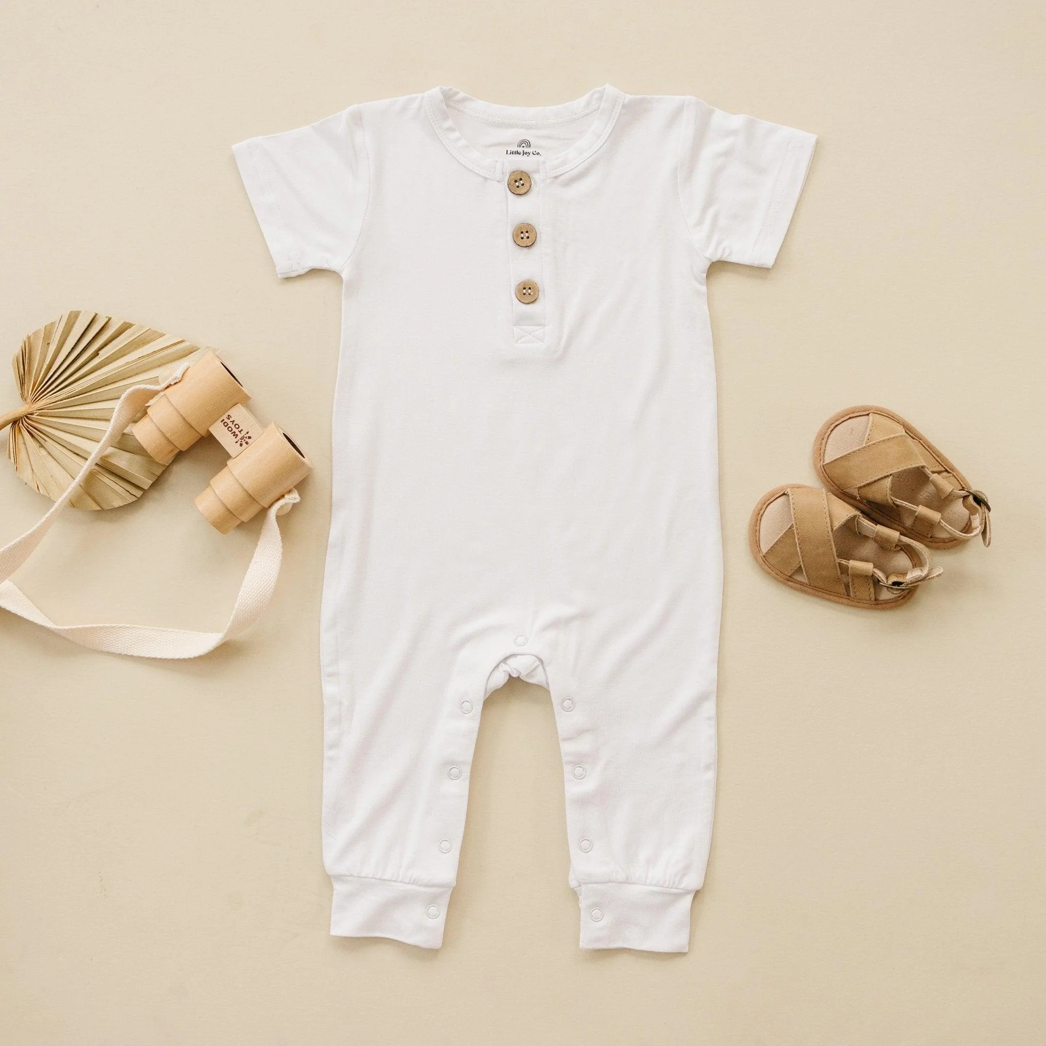 Bamboo Henley Romper - Image 3