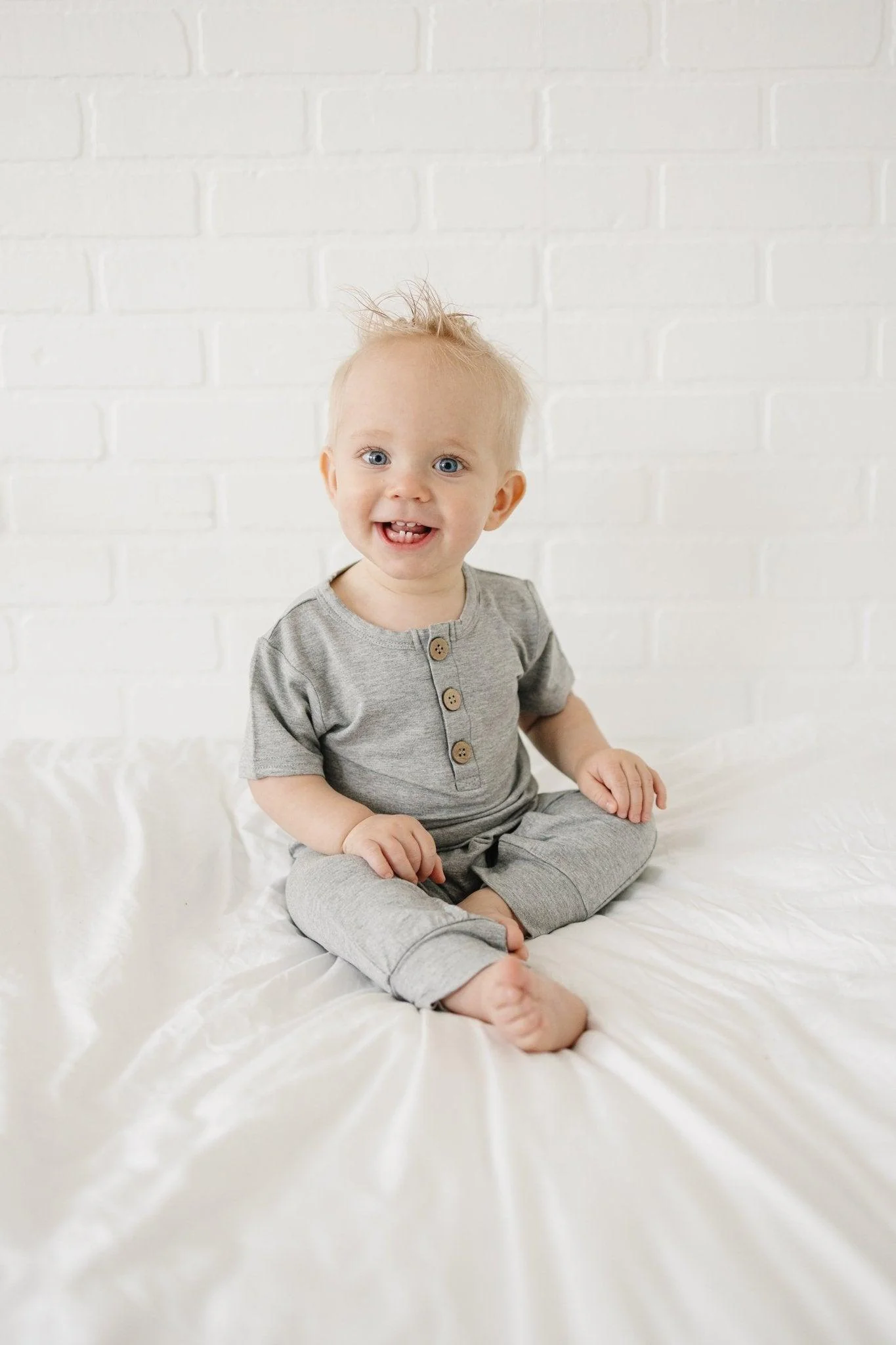 Bamboo Henley Romper - Image 30
