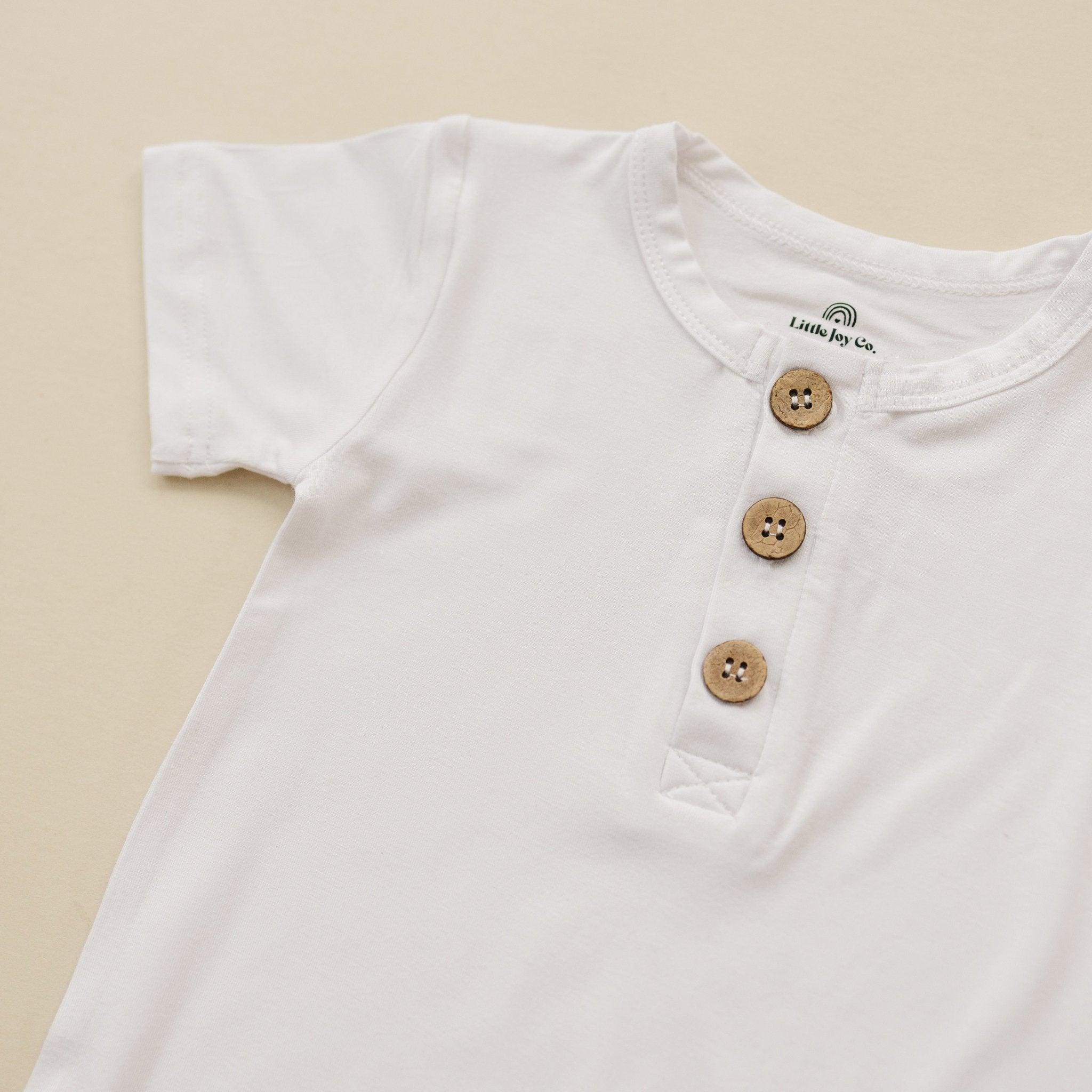 Bamboo Henley Romper - Image 4