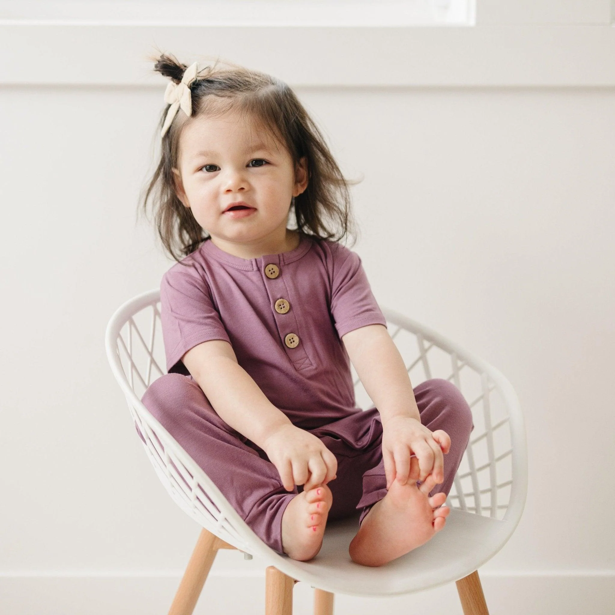 Bamboo Henley Romper - Image 6