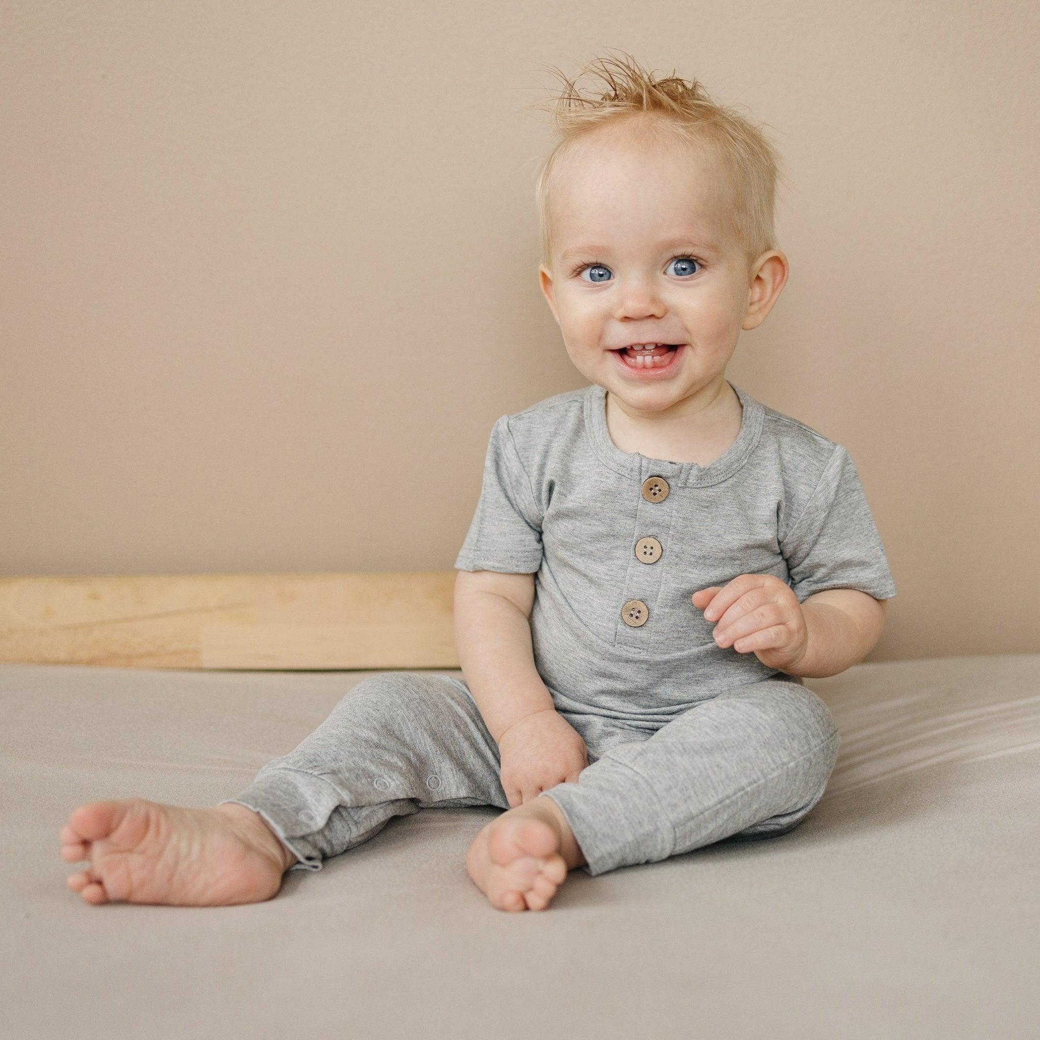 Bamboo Henley Romper - Image 8