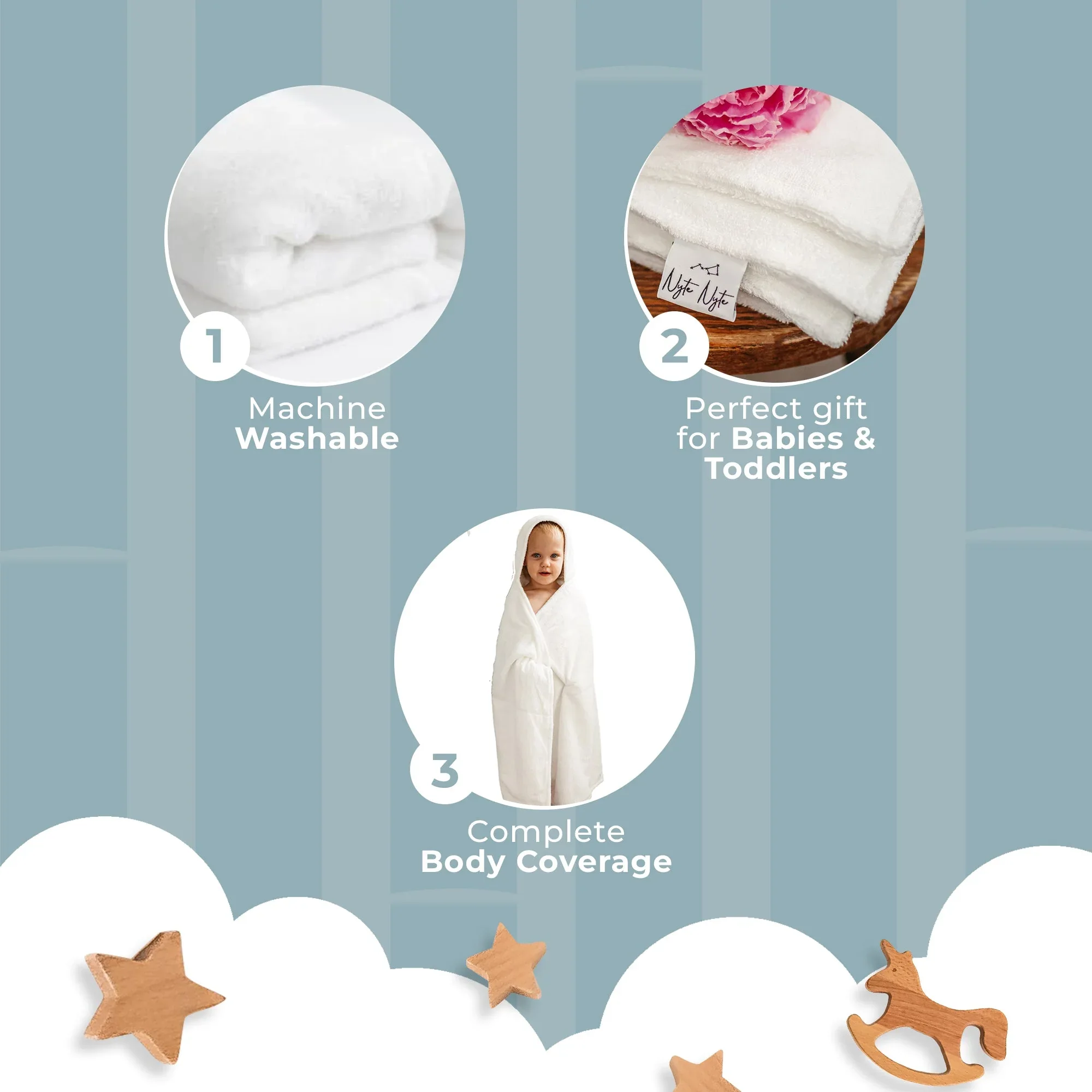 Bamboo Hooded Towel - Image 5