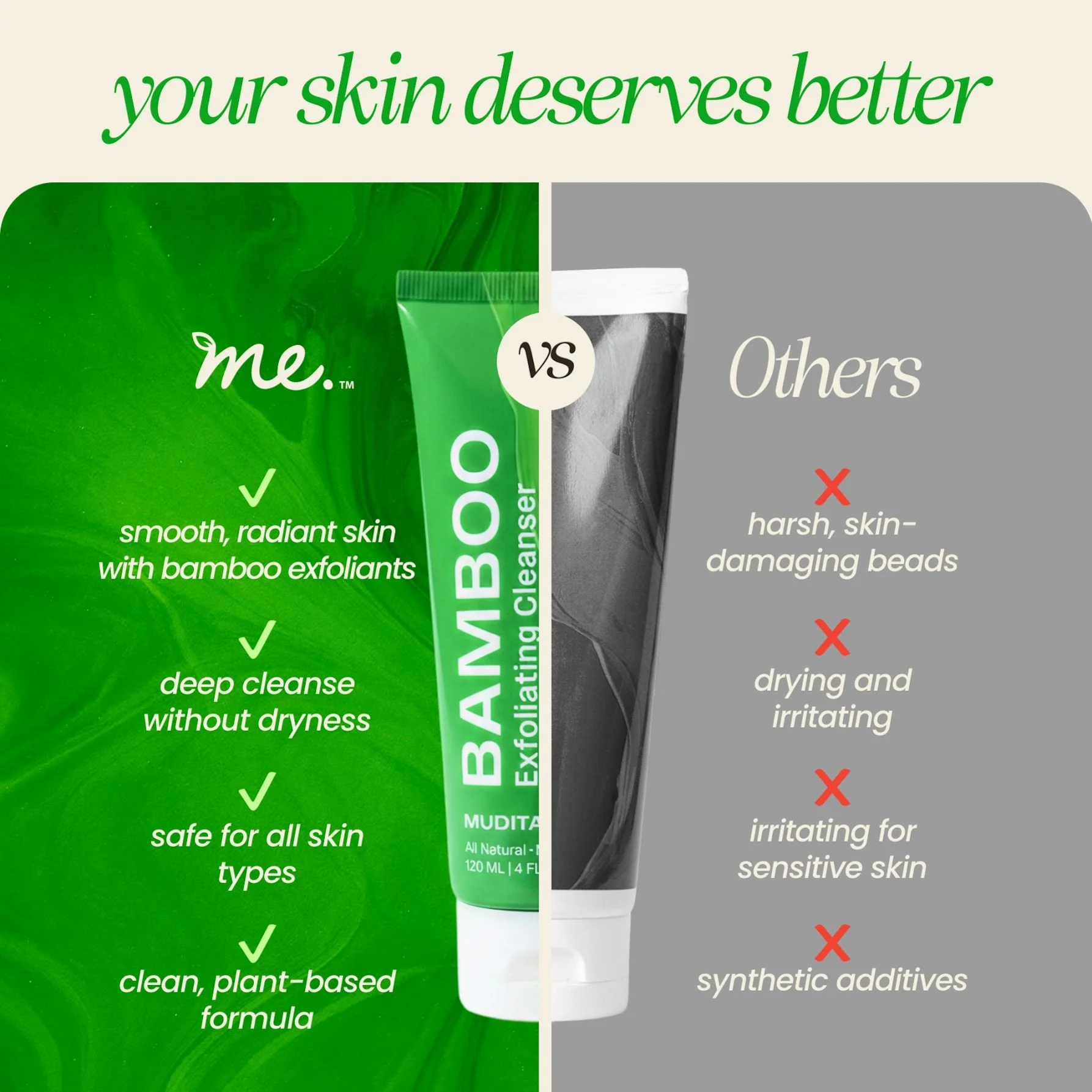 Bamboo Microdermabrasion Exfoliating Cleanser - Image 5