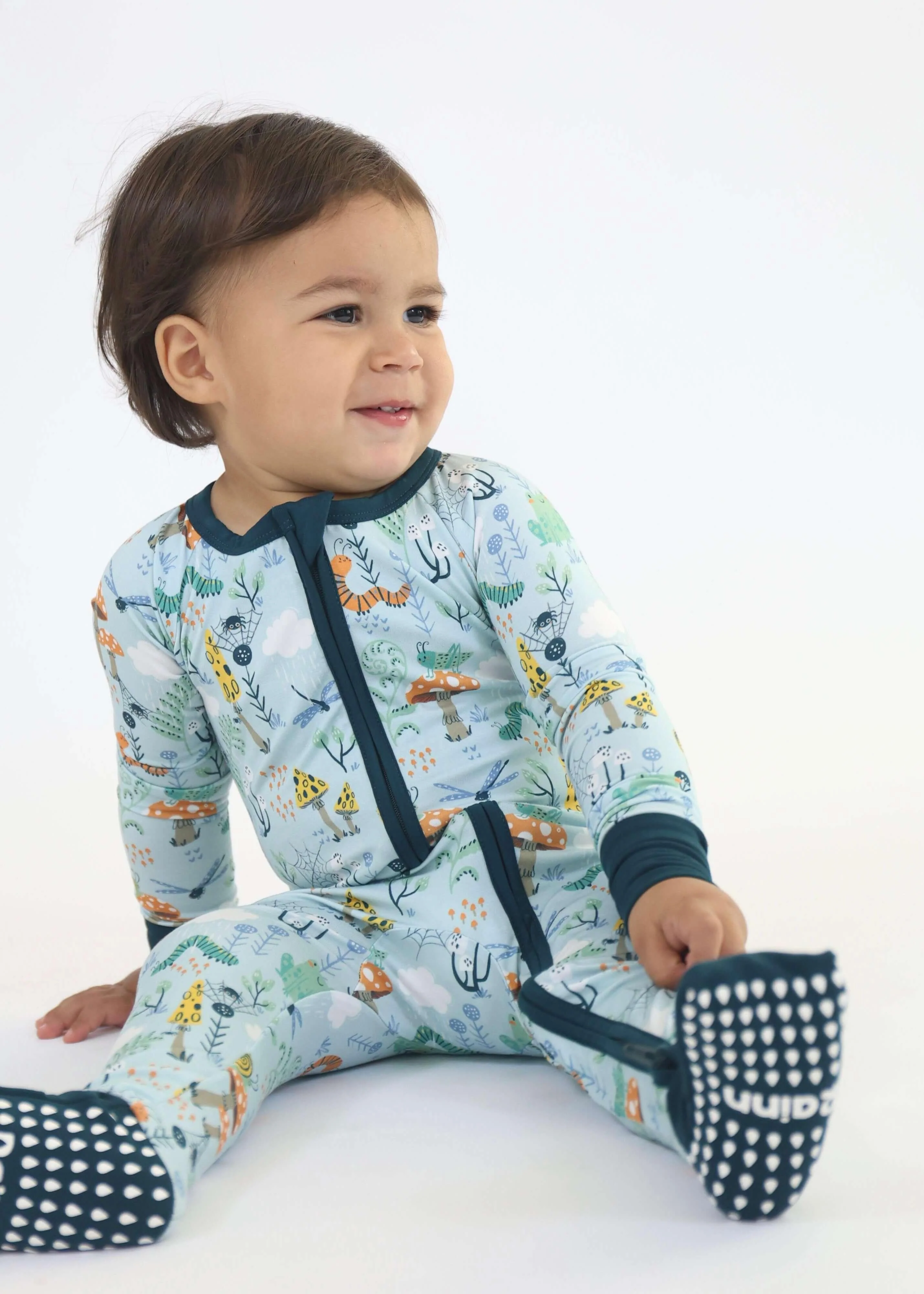 Bamboo Zipp Jammies - Critter Hollow - Image 3