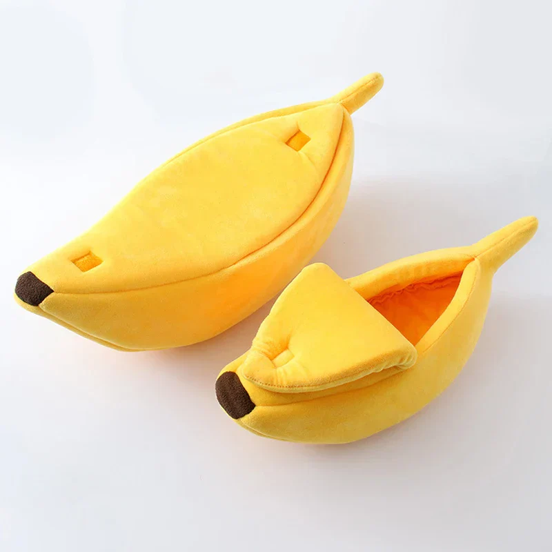 Banana Cat Bed House – Cute & Cozy Cat Hideaway - Image 5