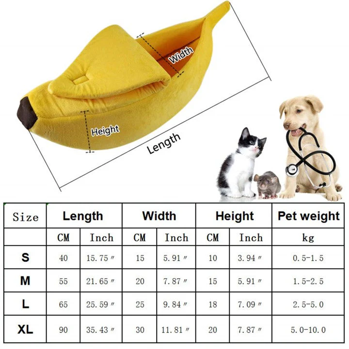Banana Pet Bed - Image 2