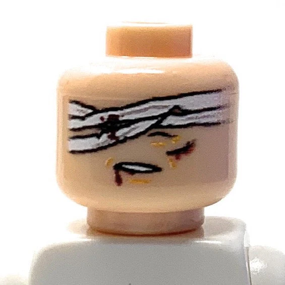 Bandaged Head - Custom LEGO Military Part - Image 2