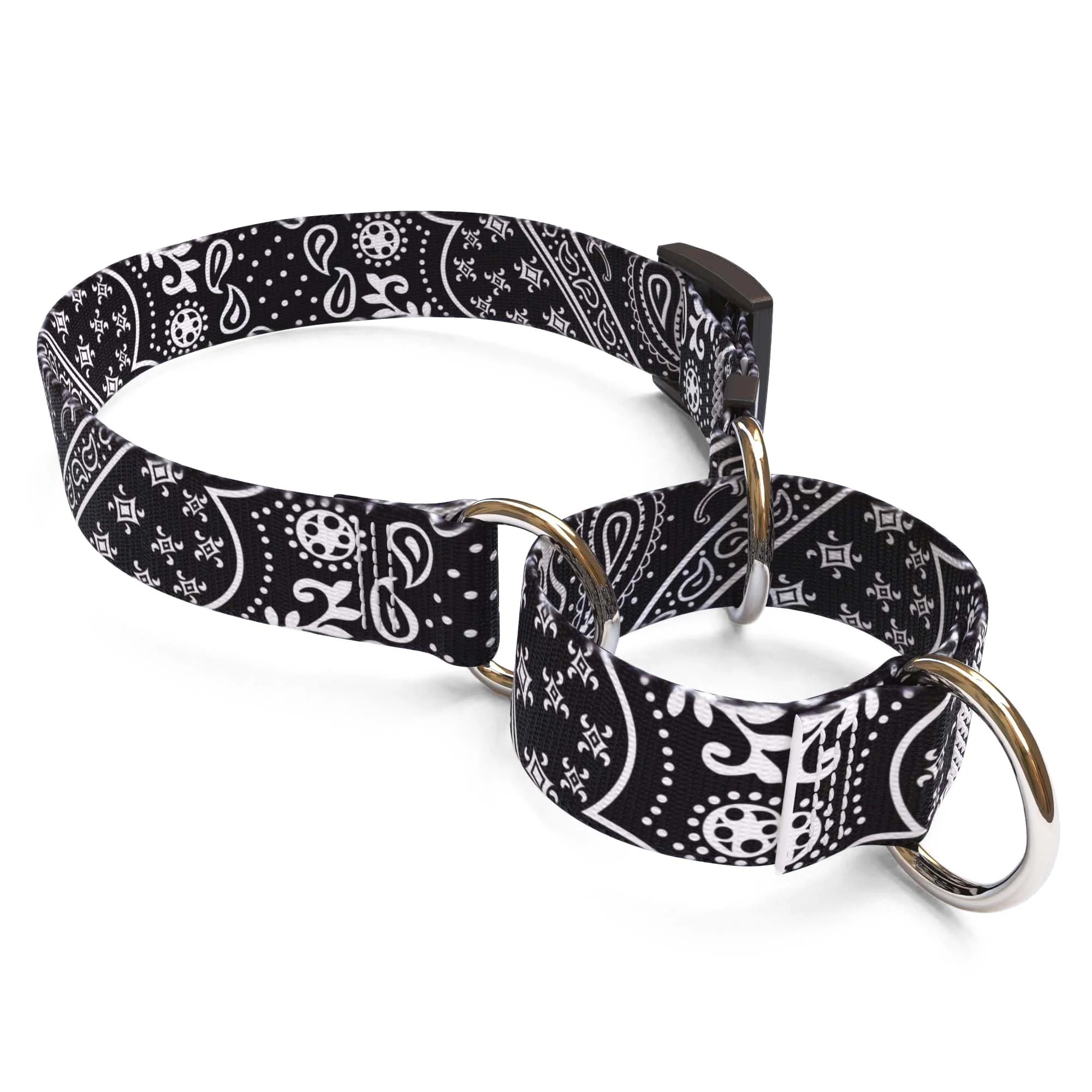 Bandana Black Dog Collar - Image 3