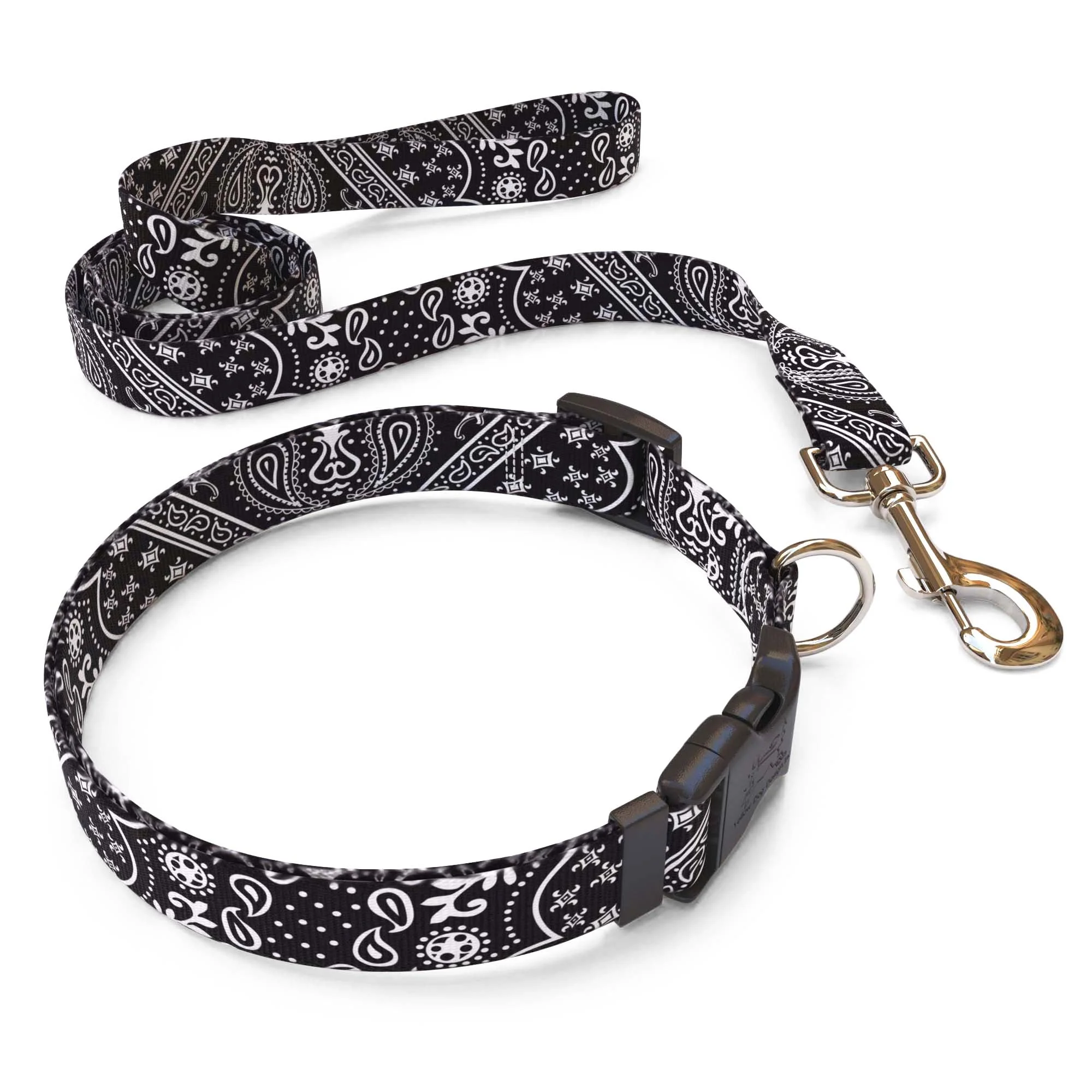 Bandana Black Dog Collar - Image 4