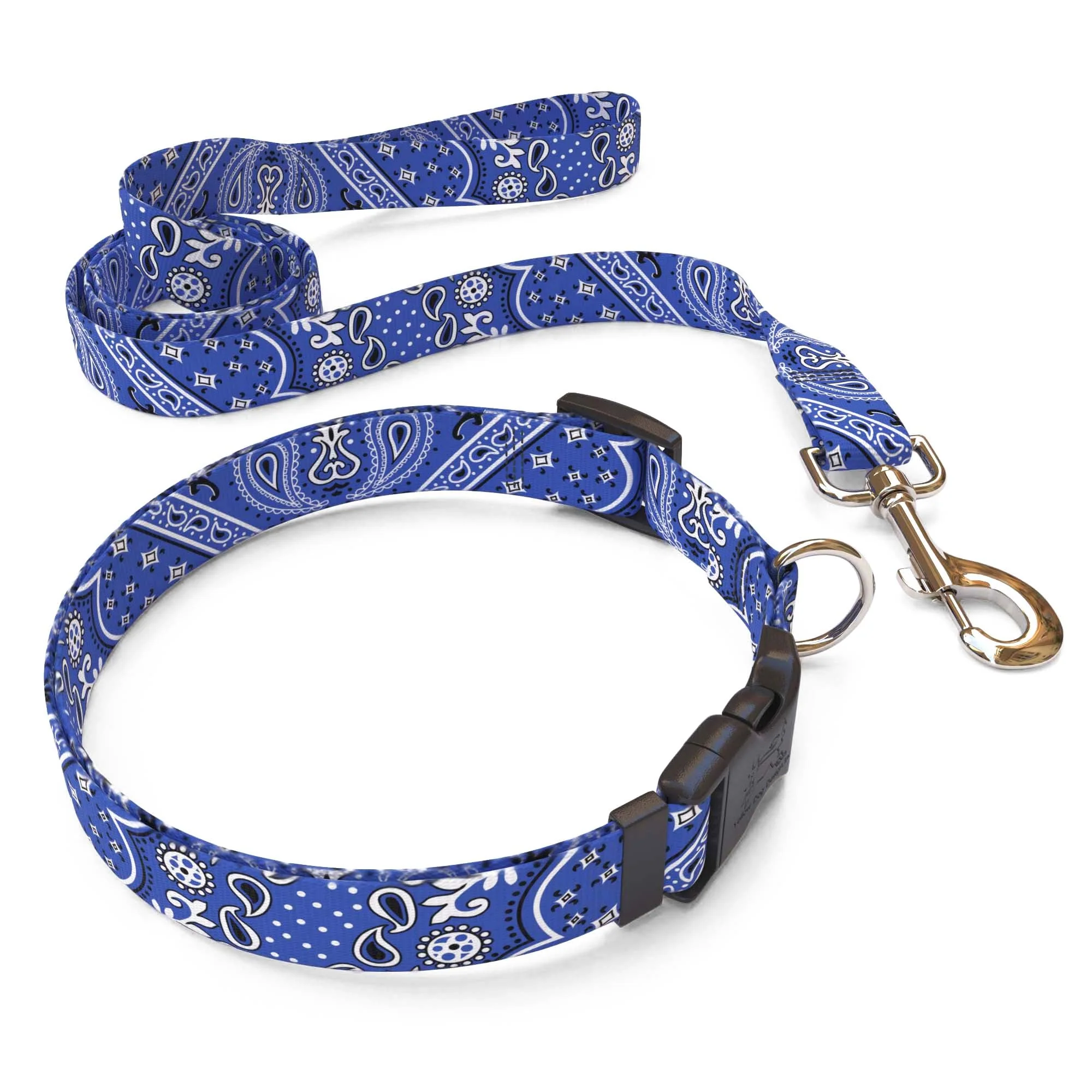 Bandana Blue Dog Collar - Image 4