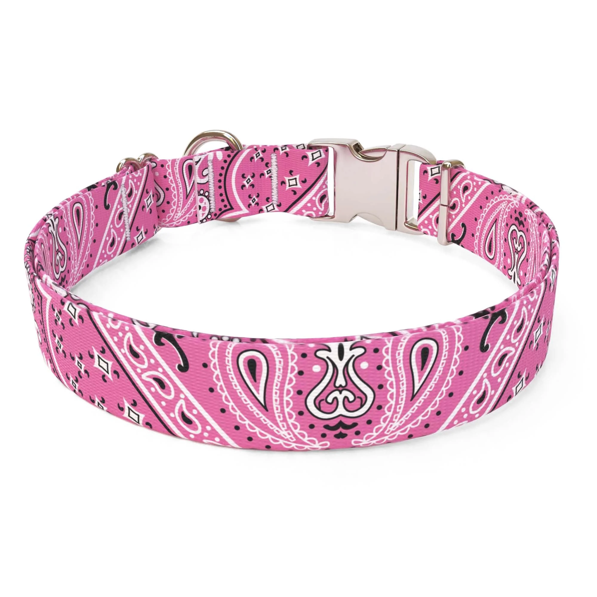 Bandana Pink Dog Collar - Image 2