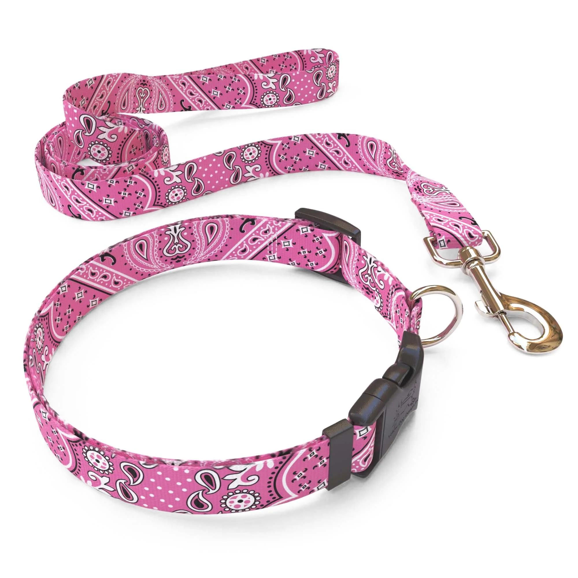 Bandana Pink Dog Collar - Image 4