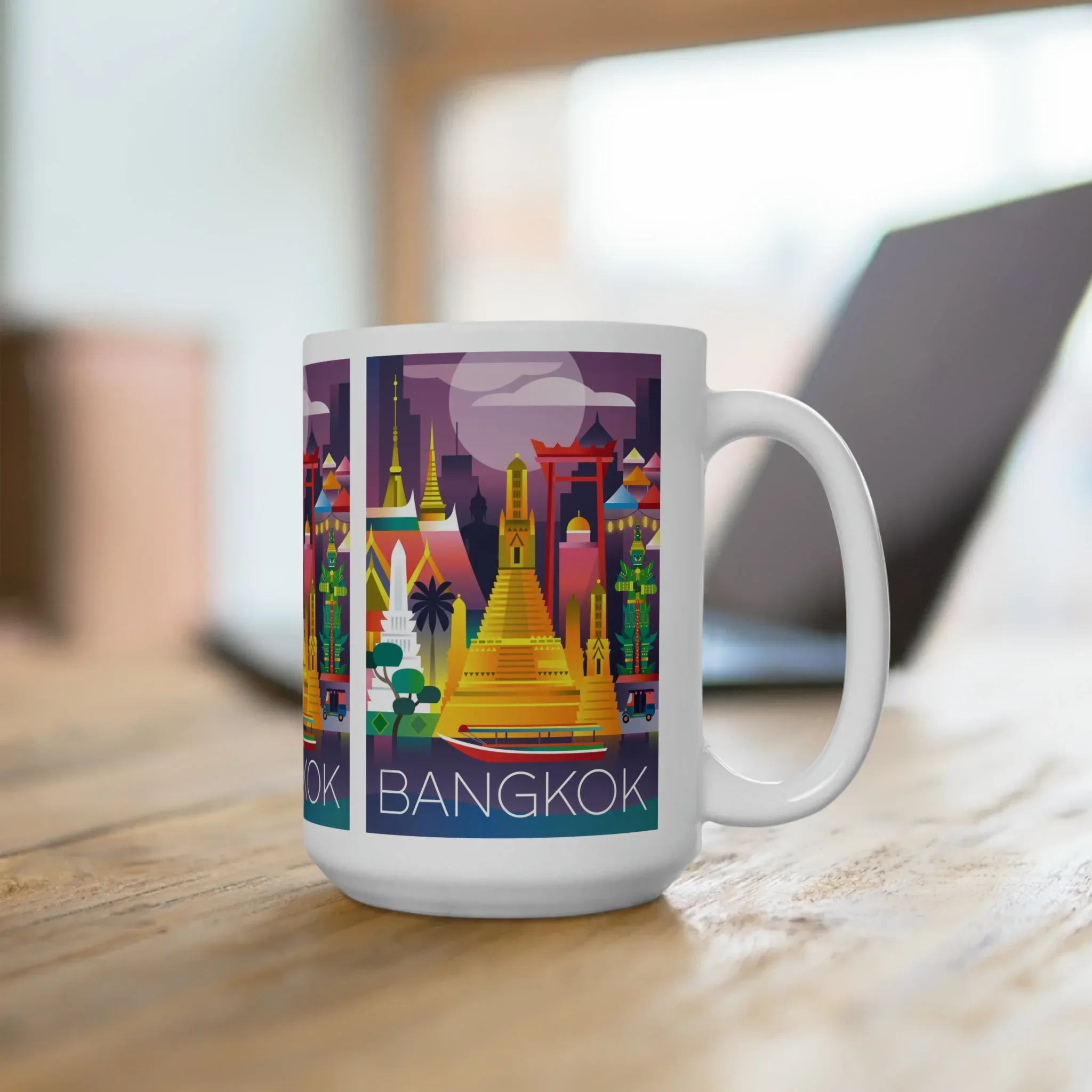 Bangkok Ceramic Mug 11oz or 15oz - Image 4