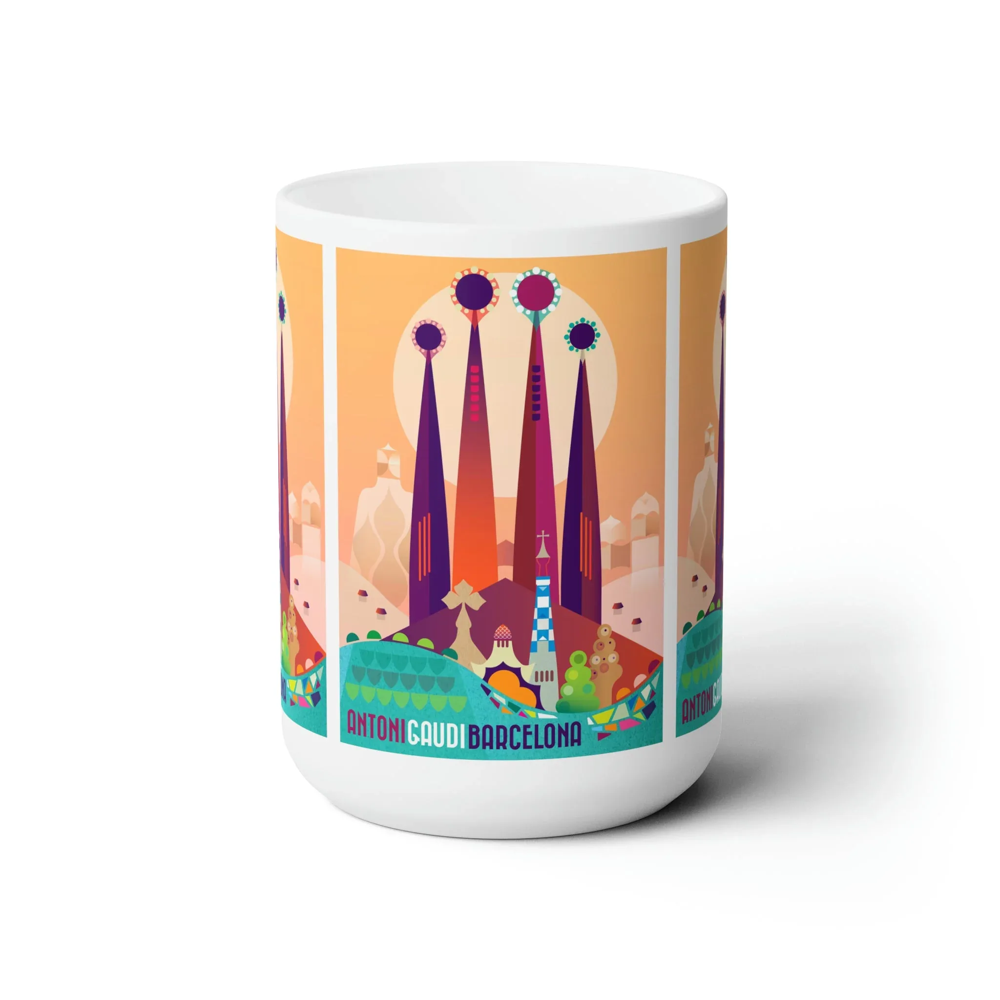 Barcelona Ceramic Mug 11oz or 15oz - Image 2