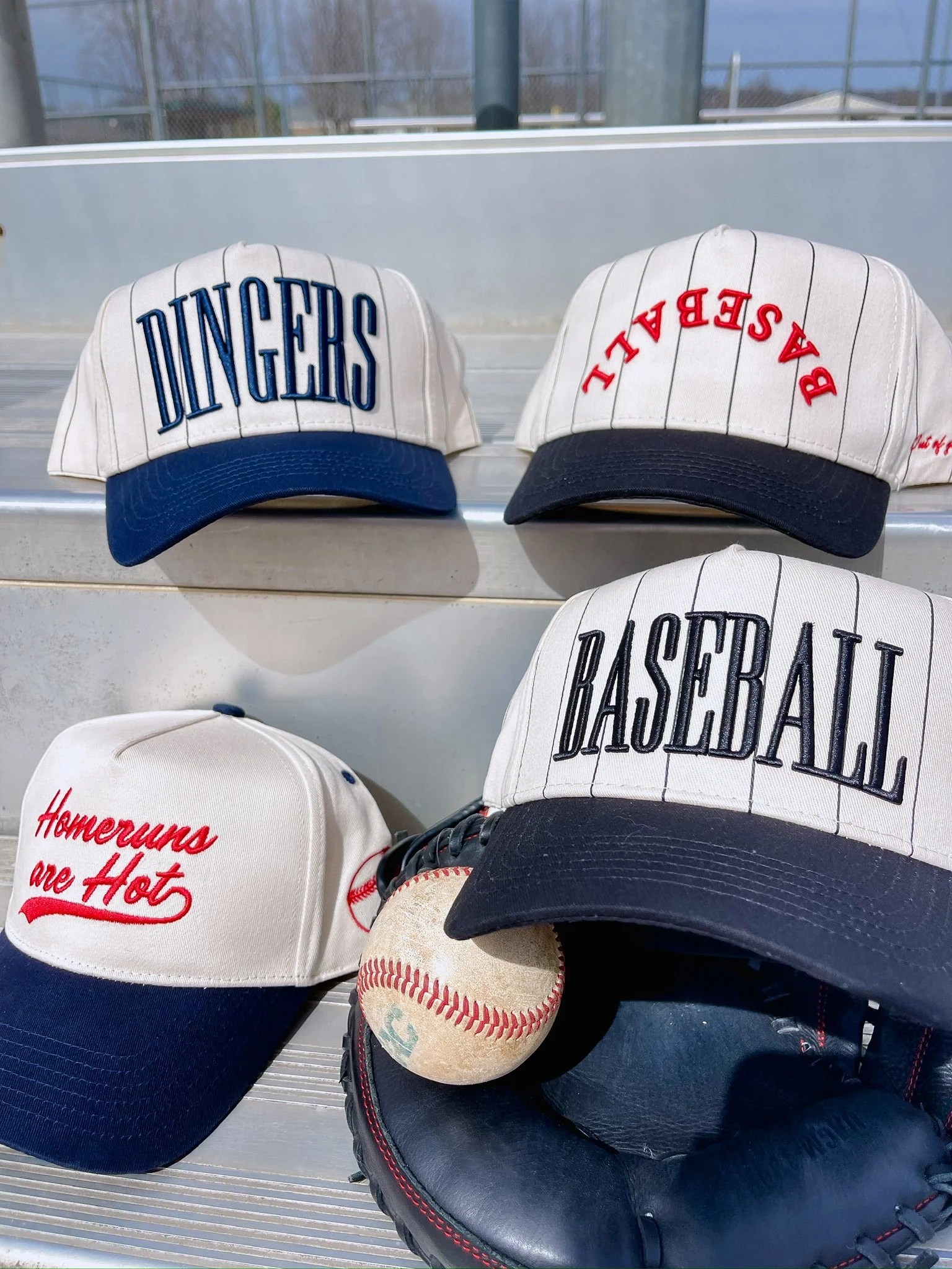 Baseball - Black Stripe Vintage Trucker Hat - Image 8