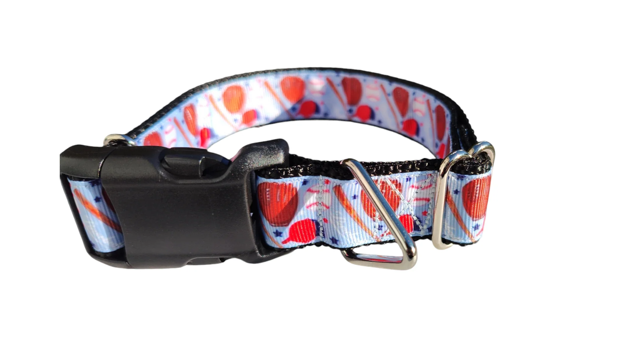 Baseball Nylon Dog Collar - Image 2