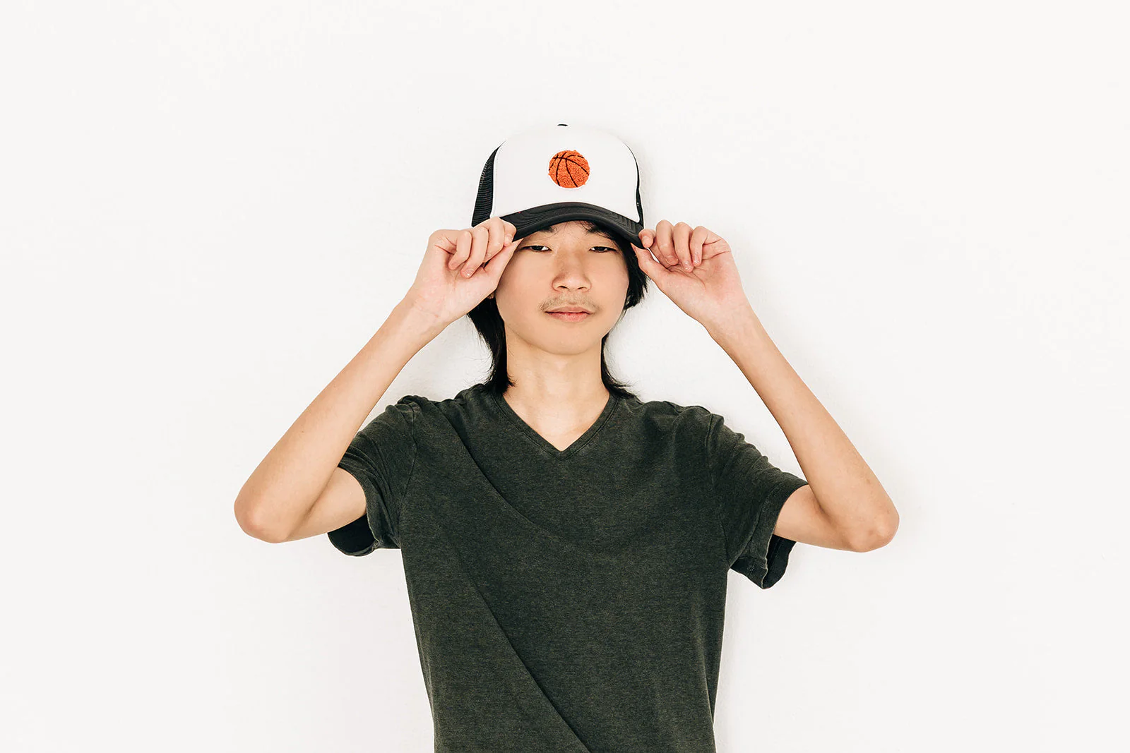 Basketball Patch Trucker Hat - Image 18