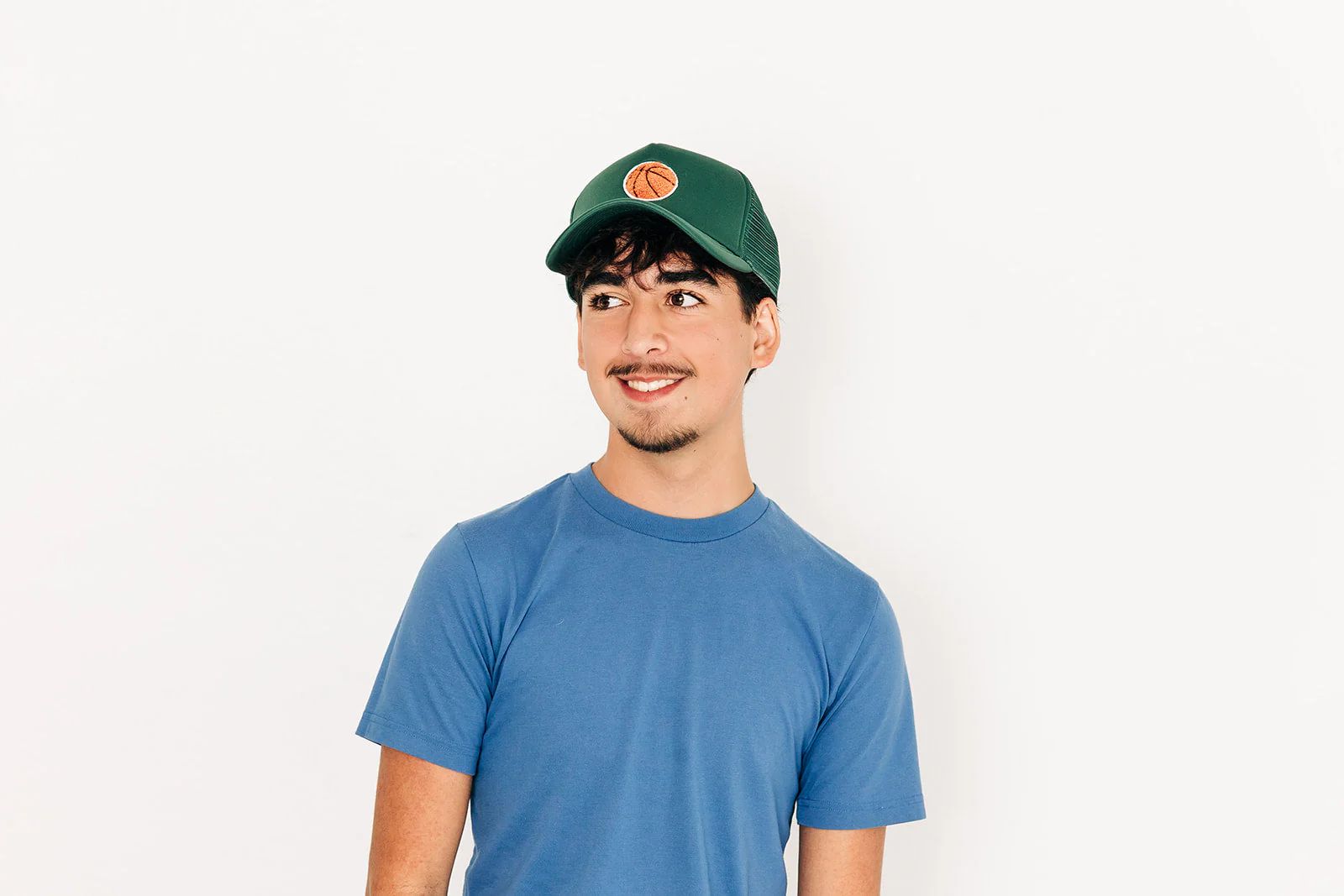 Basketball Patch Trucker Hat - Image 6