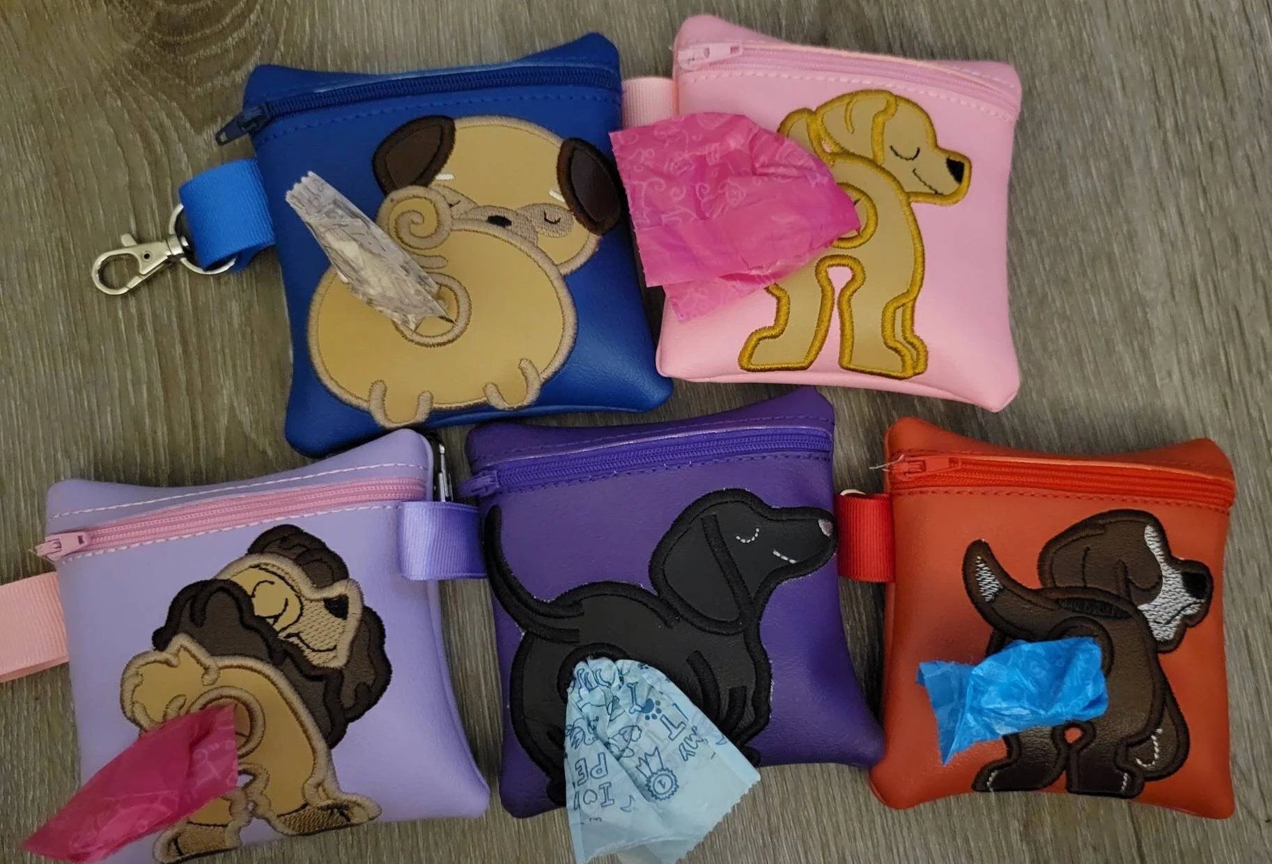 Bassett Hound Poop Bag Pouch - gift for dog lover - Gift for Dog Walker - veterinarian - dog breed - dog groomer - Hound Dog Butt - Image 3