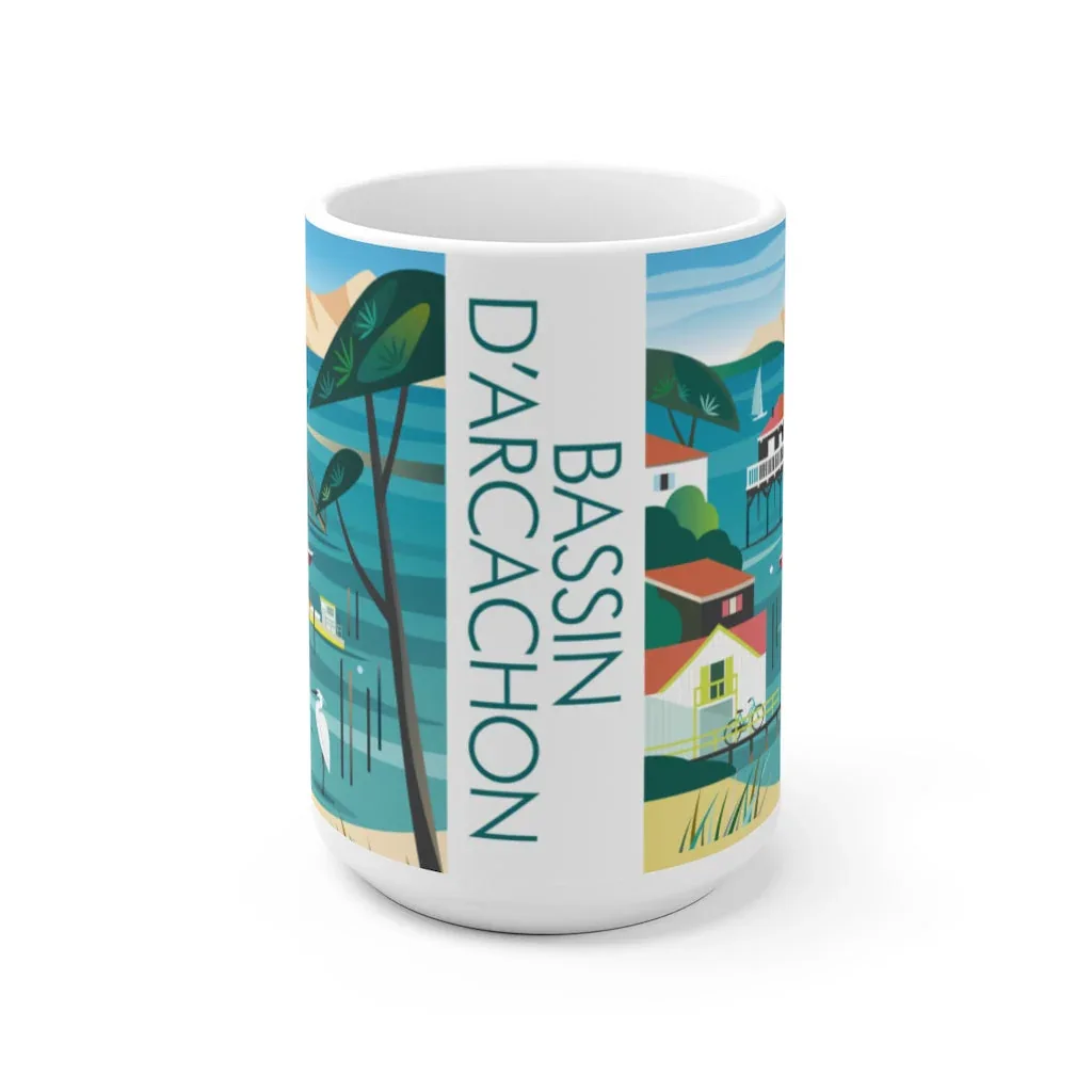 BASSIN D'ARCACHON 11 OZ OR 15 OZ CERAMIC MUG - Image 2