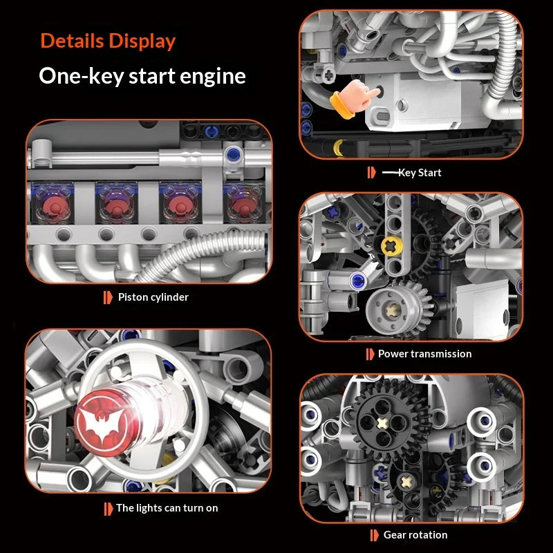Bat Engine Model Building Block Toy - Image 2