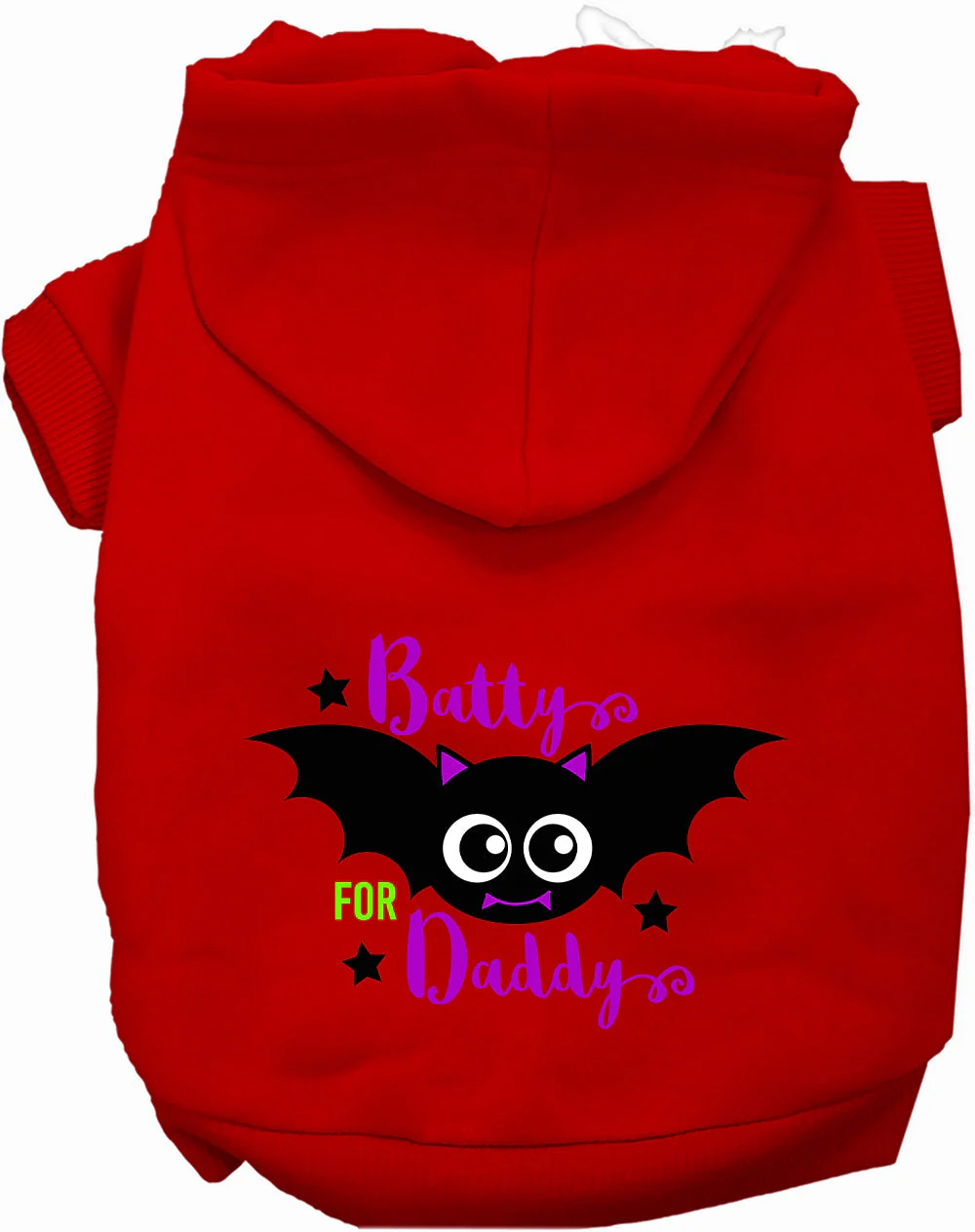 Batty for Daddy Halloween Pet Hoodie - Image 11