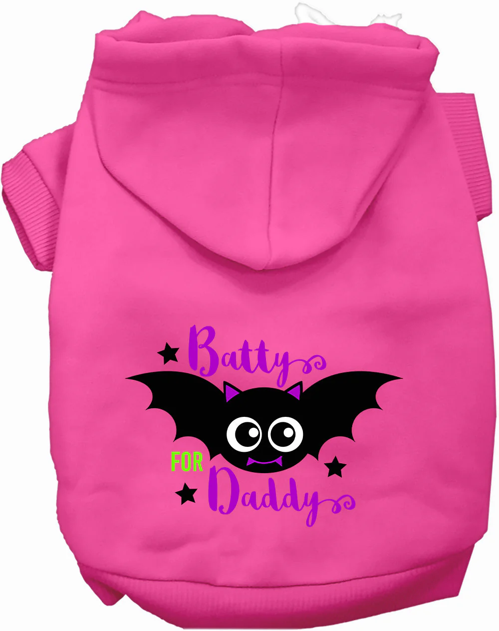 Batty for Daddy Halloween Pet Hoodie - Image 4
