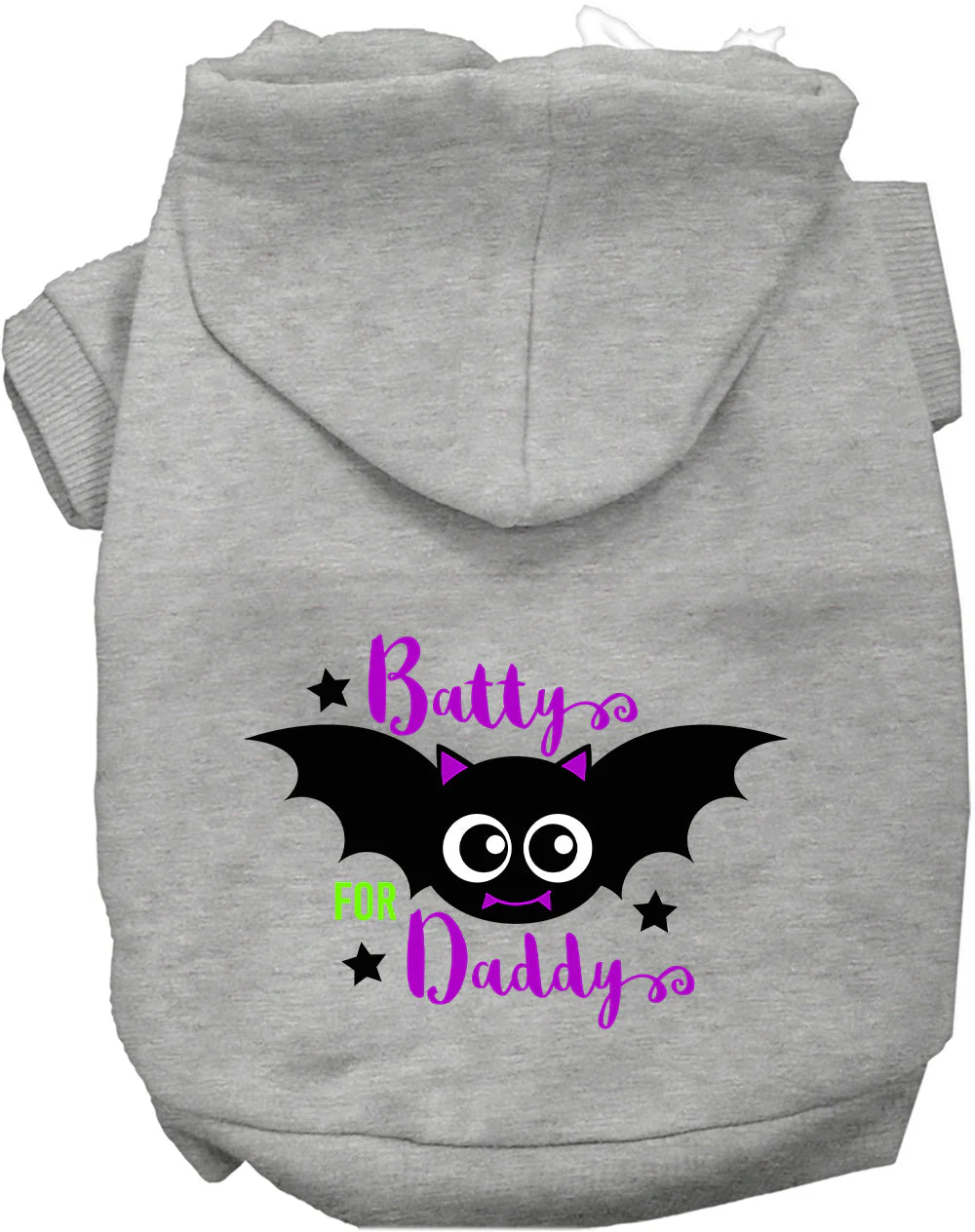 Batty for Daddy Halloween Pet Hoodie - Image 7
