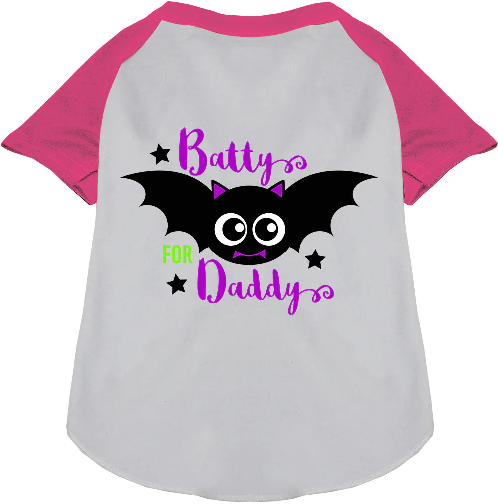 Batty for Daddy Pet Raglan Shirt - Image 4