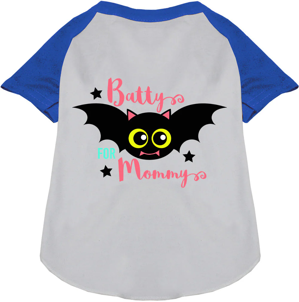 Batty for Mommy Pet Raglan Shirt - Image 4