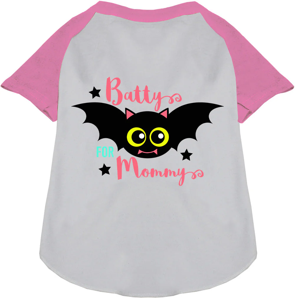 Batty for Mommy Pet Raglan Shirt - Image 5