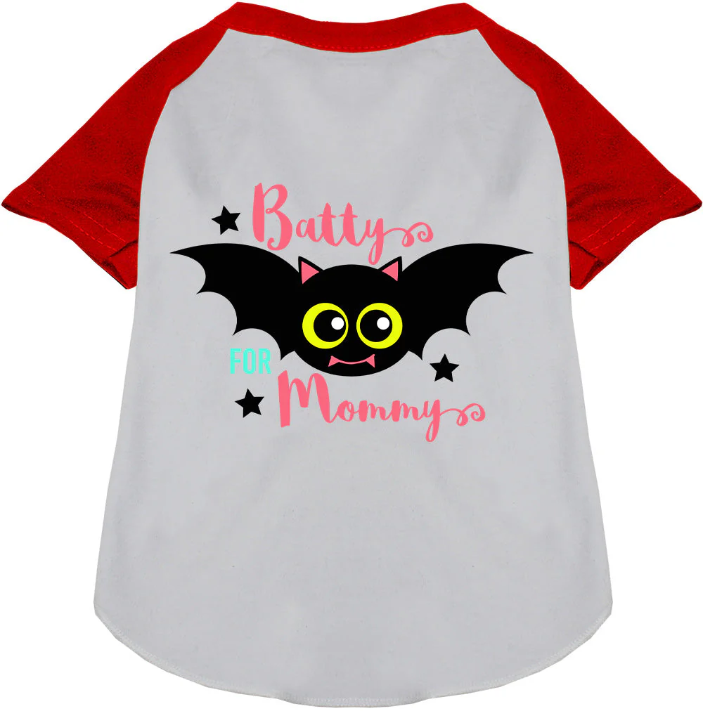 Batty for Mommy Pet Raglan Shirt - Image 7