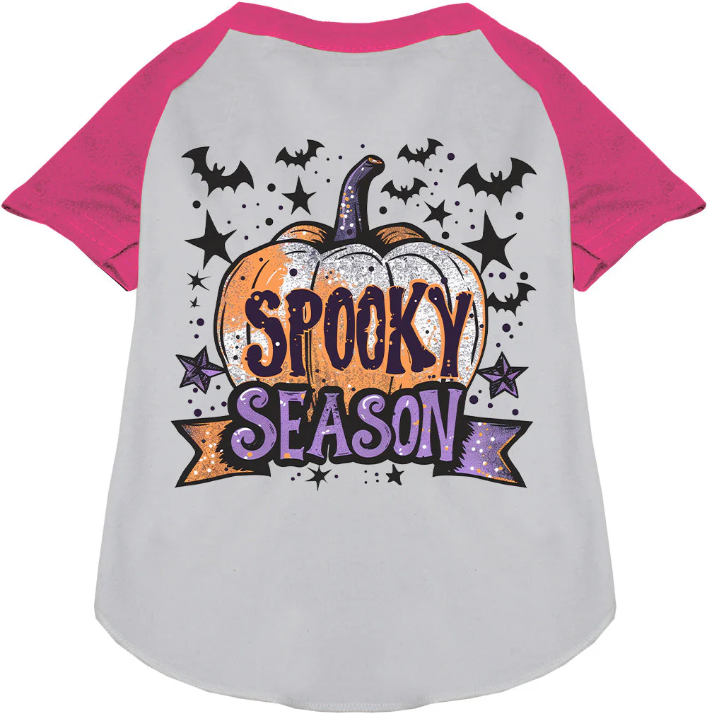 Batty Spooky Season Pet Raglan Shirt - Image 4