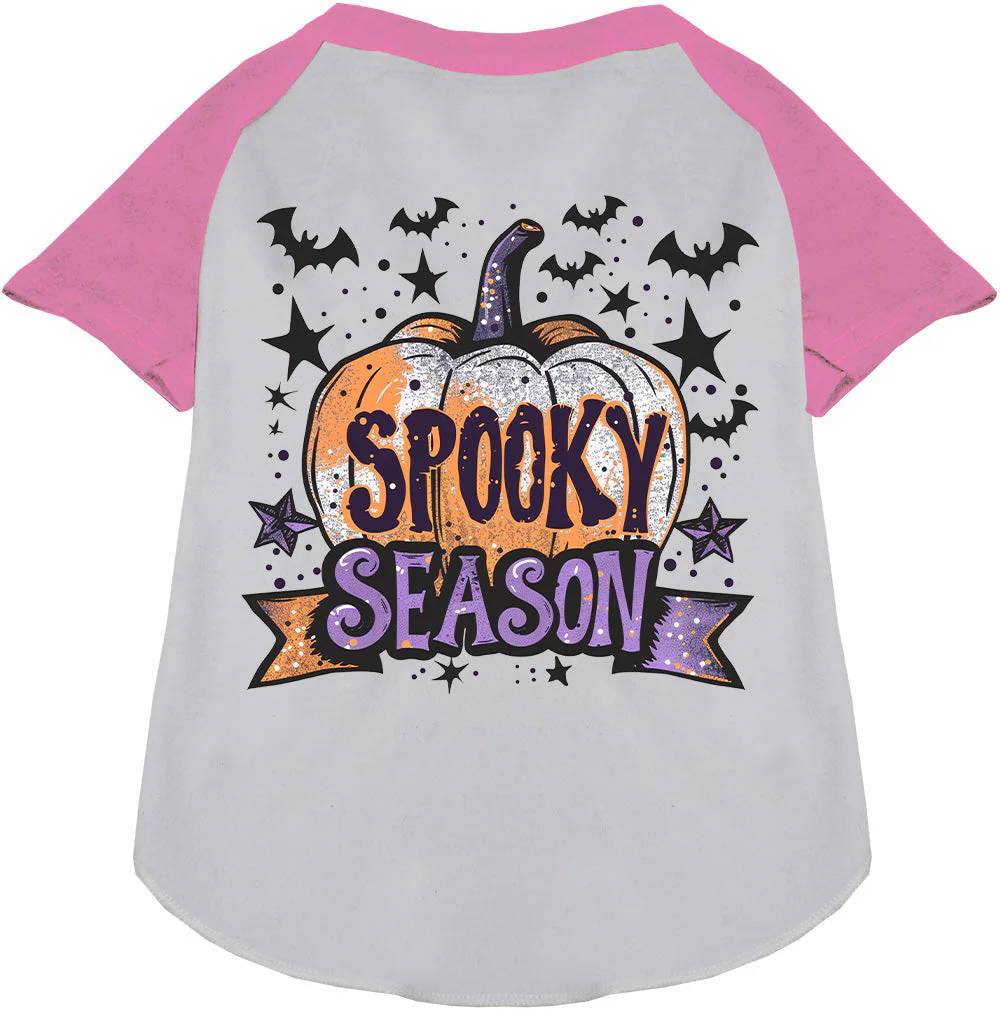 Batty Spooky Season Pet Raglan Shirt - Image 5