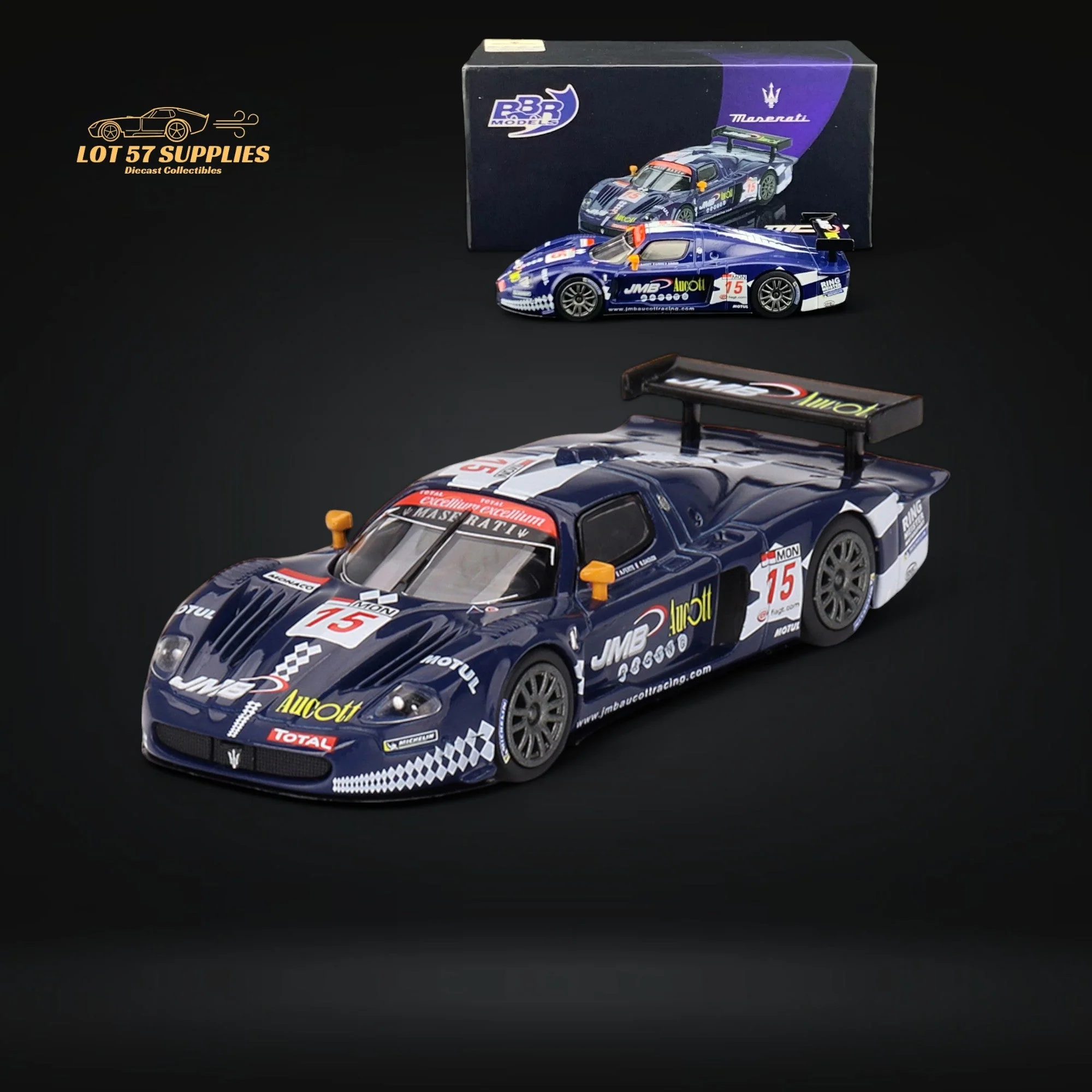 BBR Maserati MC12 Competizione #15 JMB Racing 2008 FIA 24Hr of Spa 1:64
