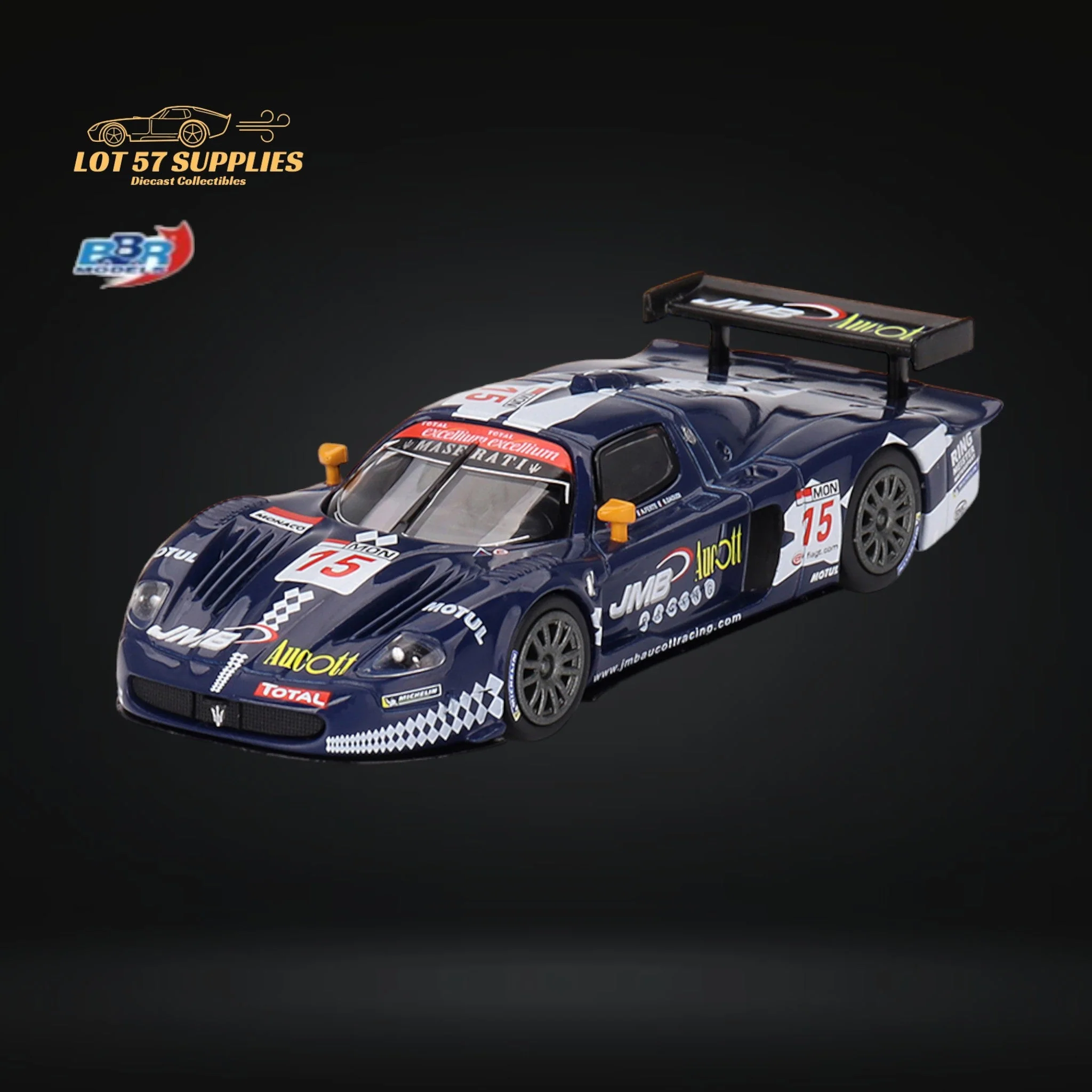 BBR Maserati MC12 Competizione #15 JMB Racing 2008 FIA 24Hr of Spa 1:64 - Image 2