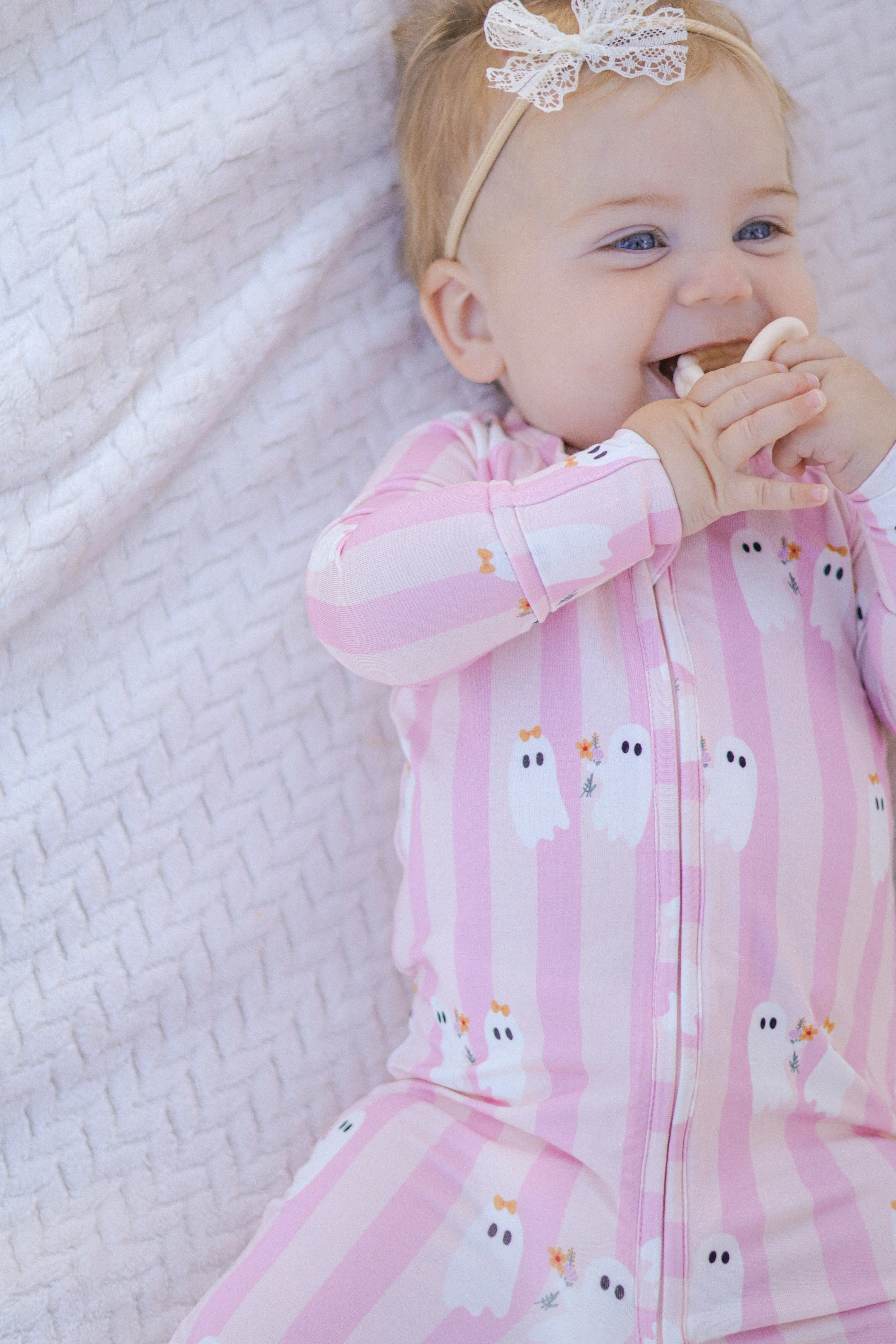 Be My Boo Halloween Bamboo Zippy Pajamas - Image 3