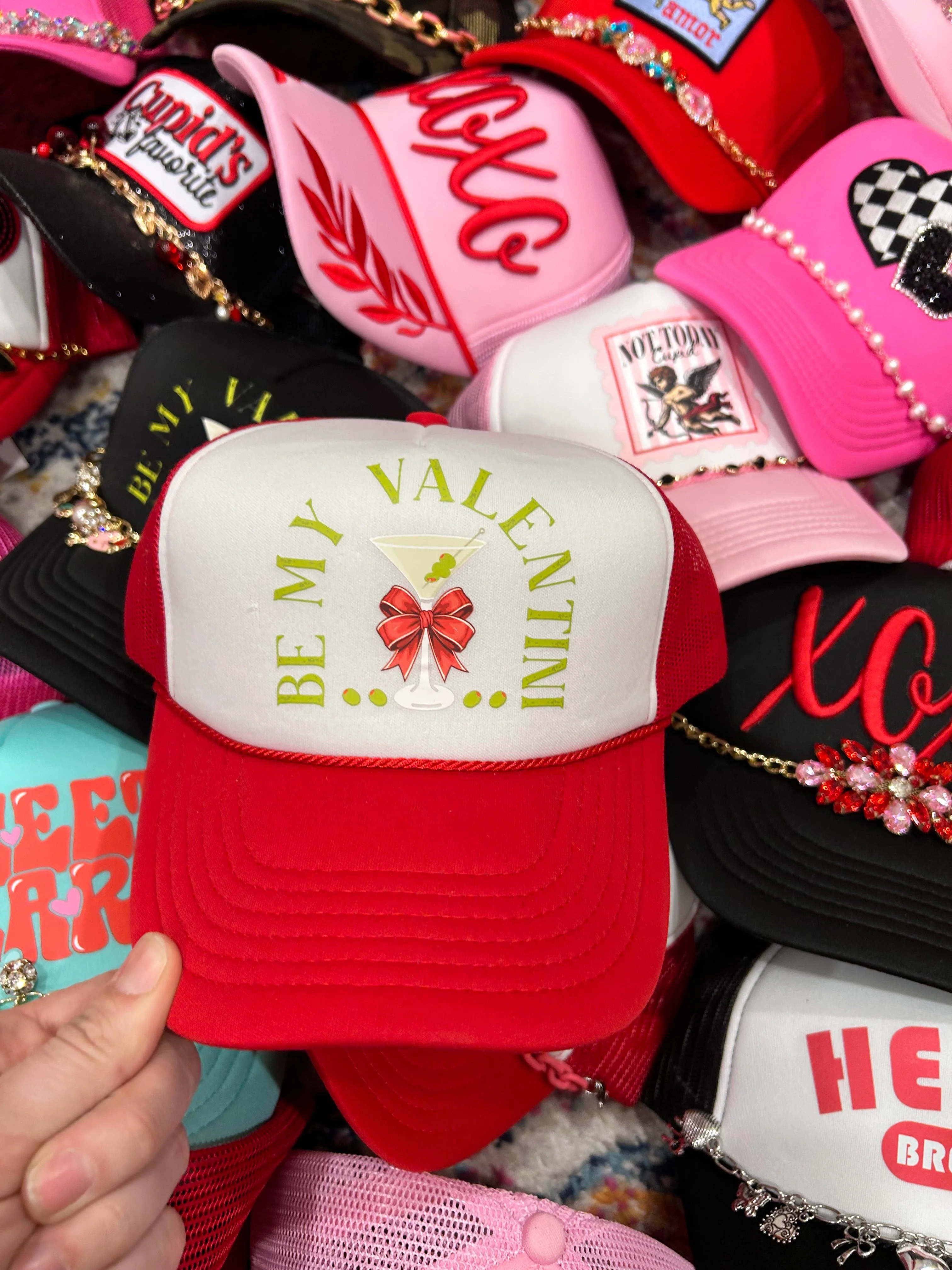 Be My Valentini Trucker Hat - Image 3