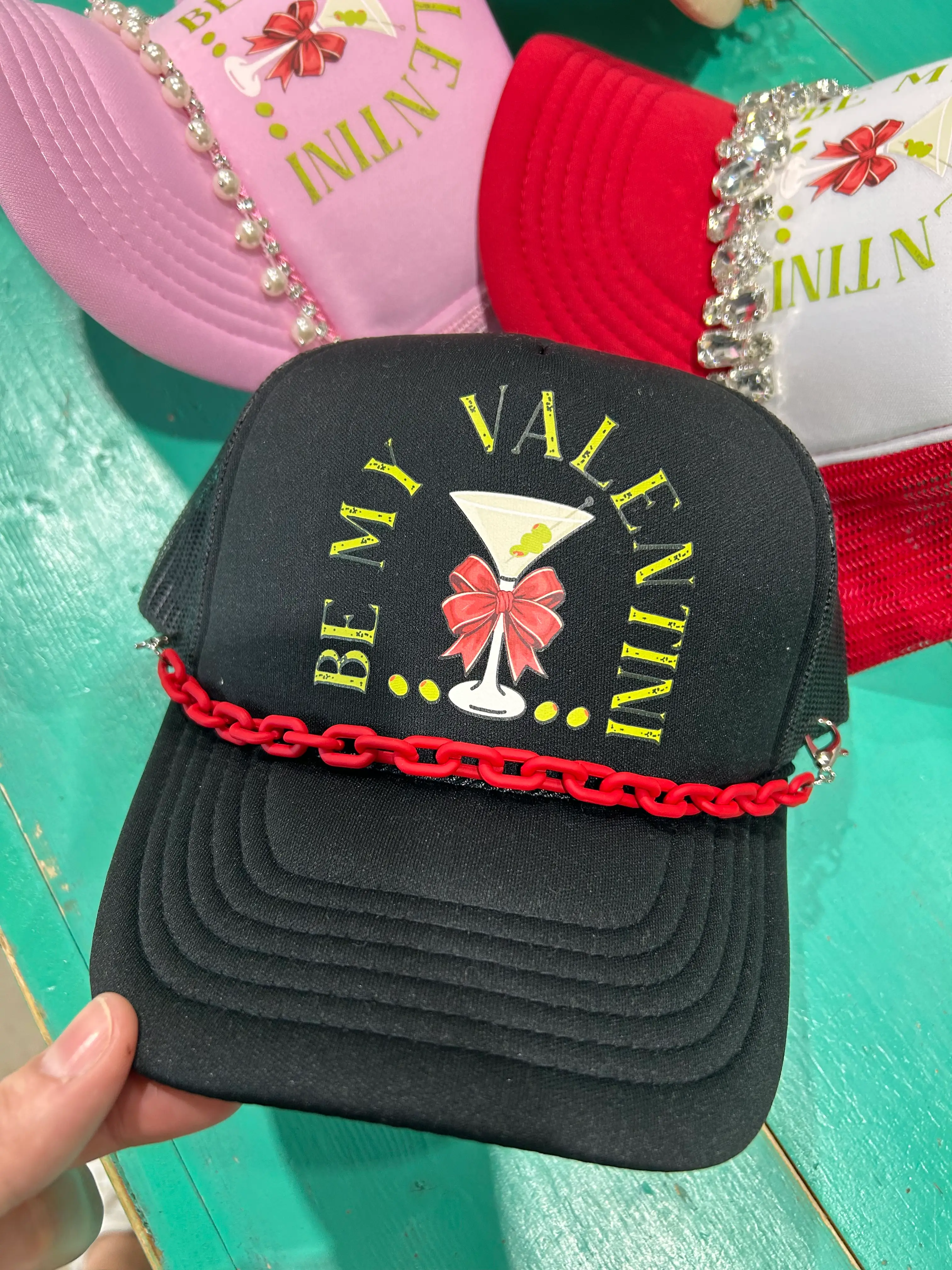 Be My Valentini Trucker Hat - Image 5