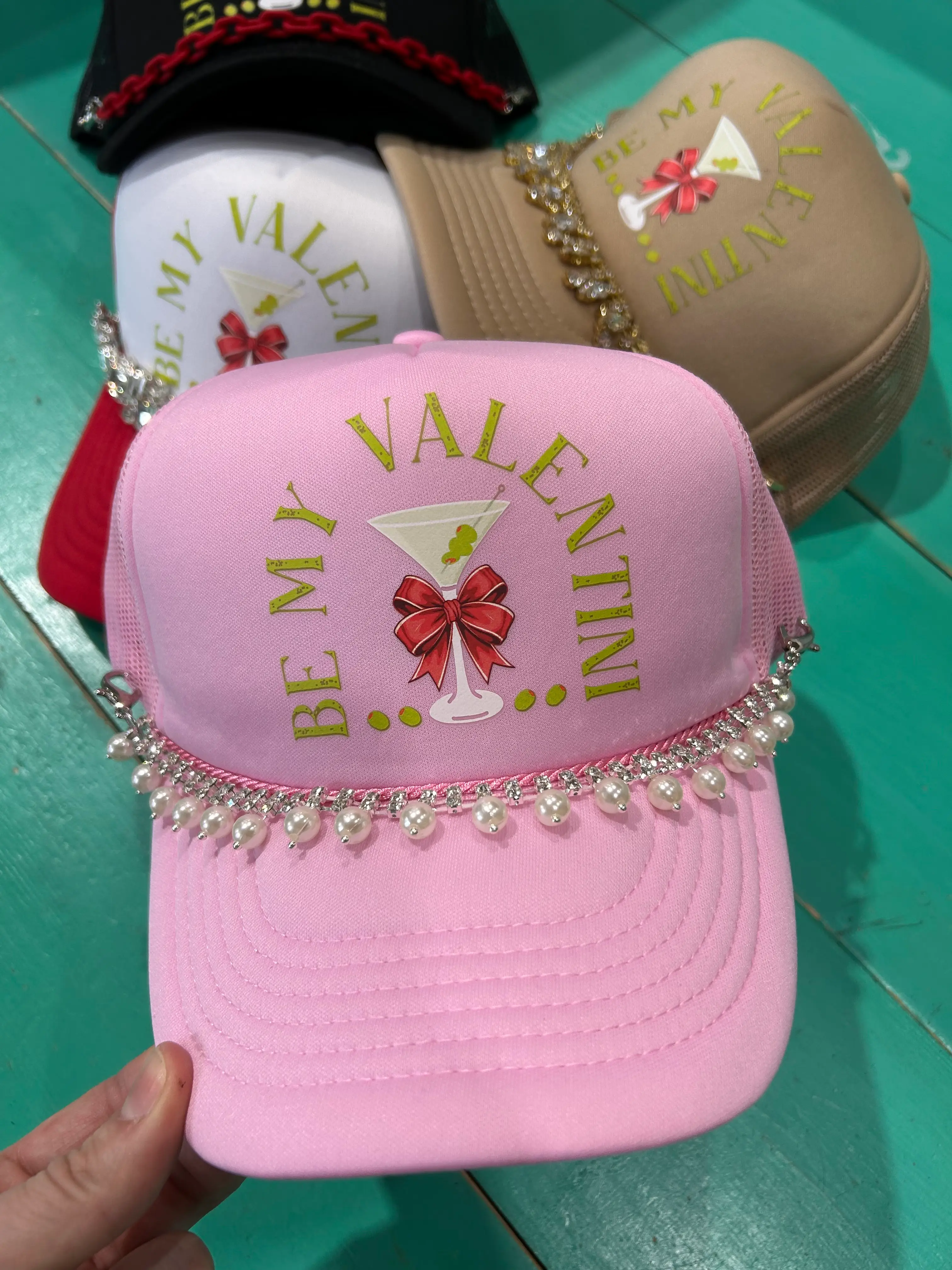 Be My Valentini Trucker Hat - Image 6