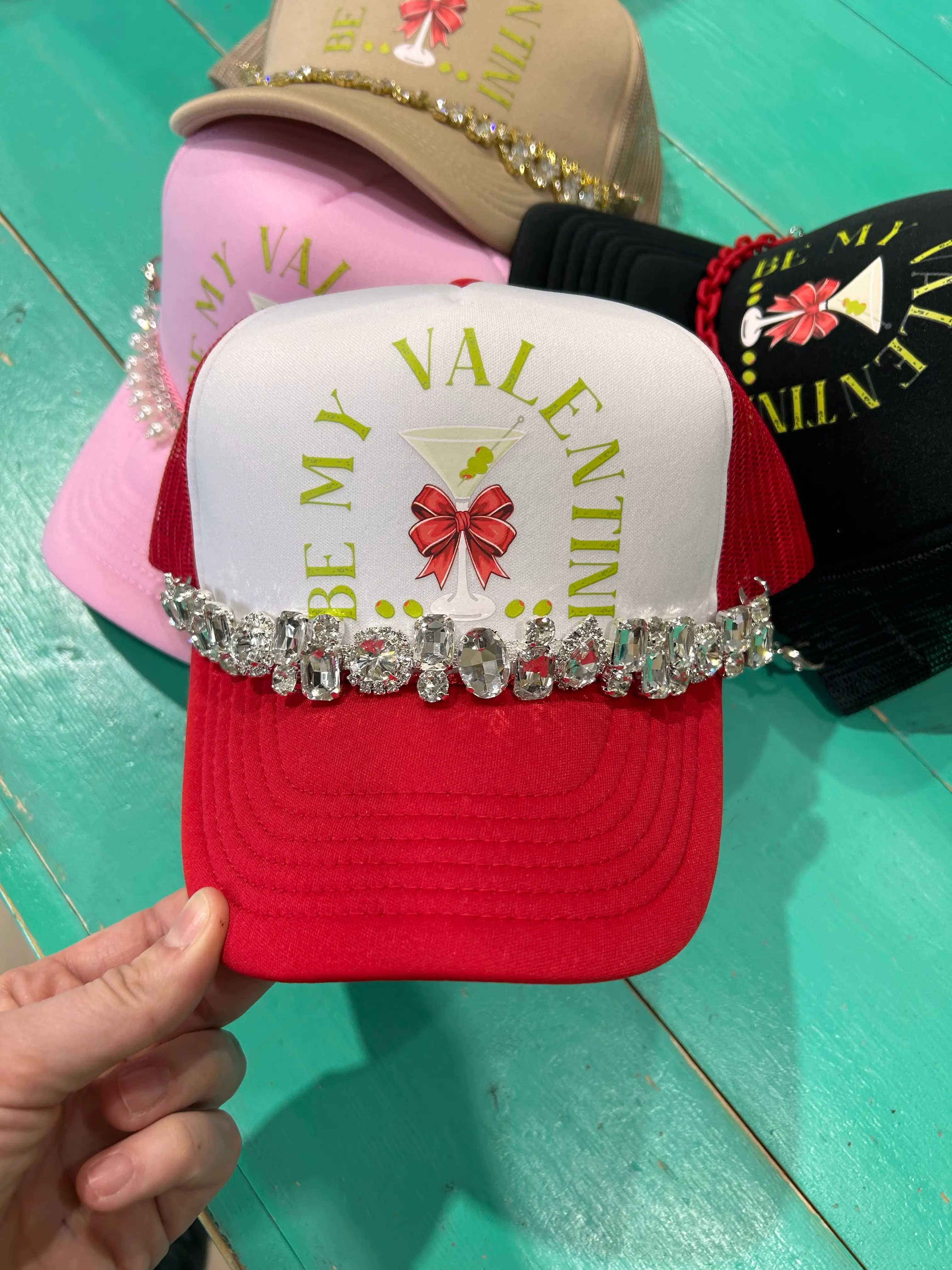 Be My Valentini Trucker Hat - Image 7