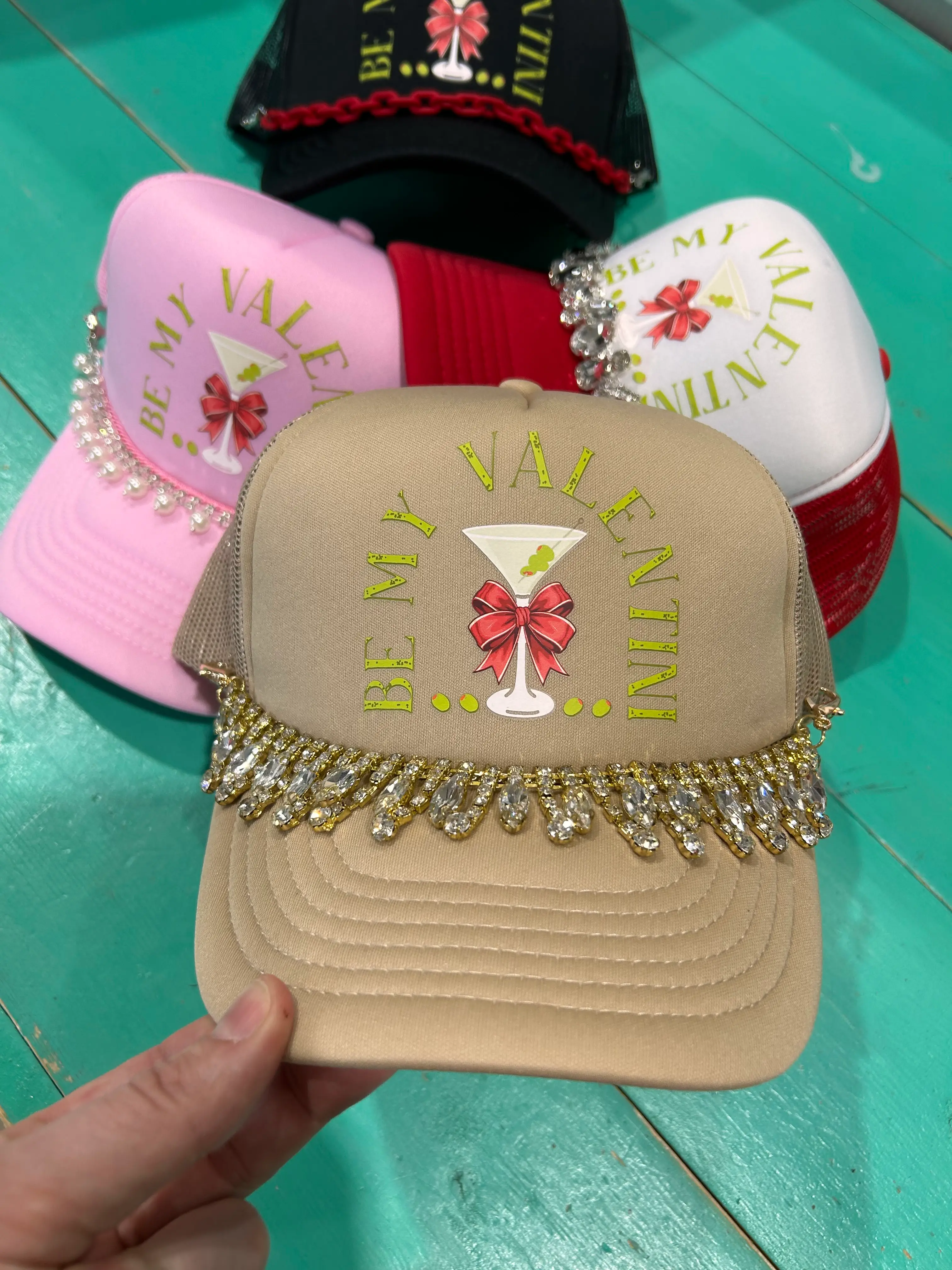 Be My Valentini Trucker Hat - Image 8