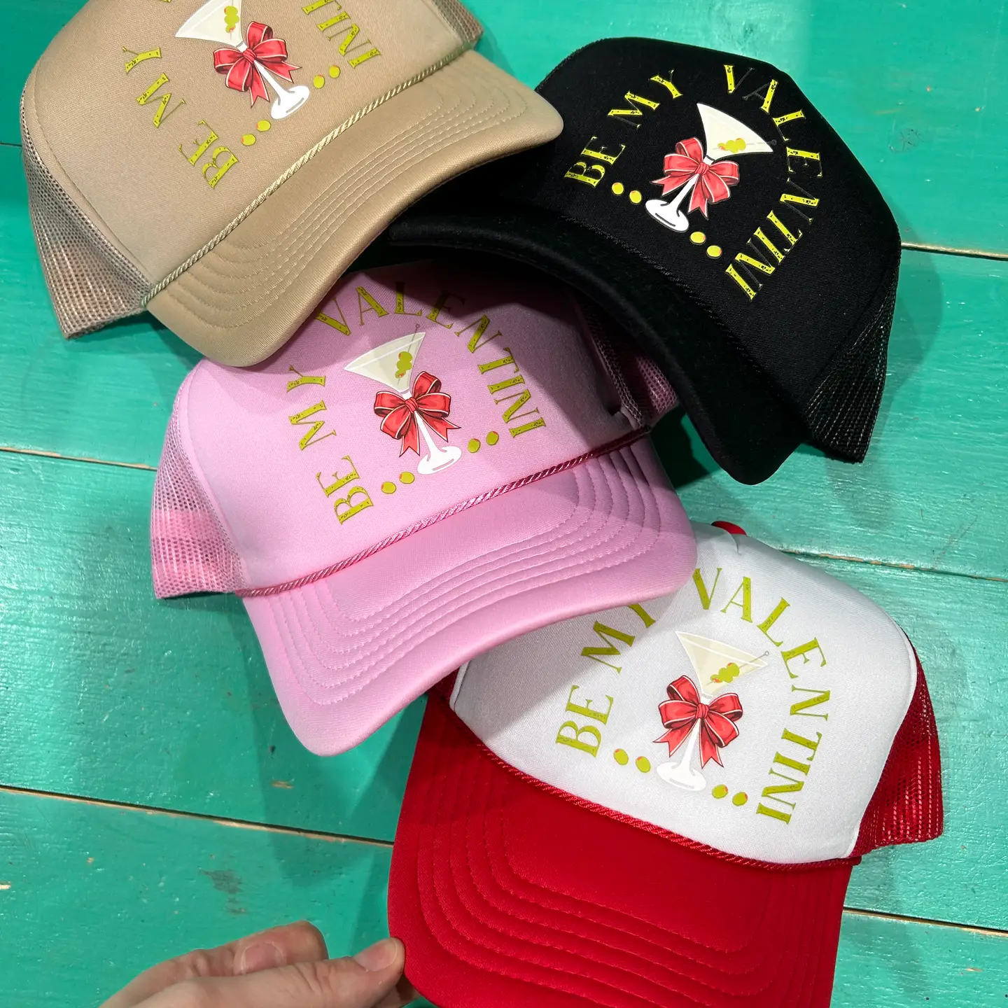 Be My Valentini Trucker Hat - Image 9
