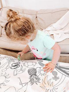Beach Coloring Tablecloth - Image 3
