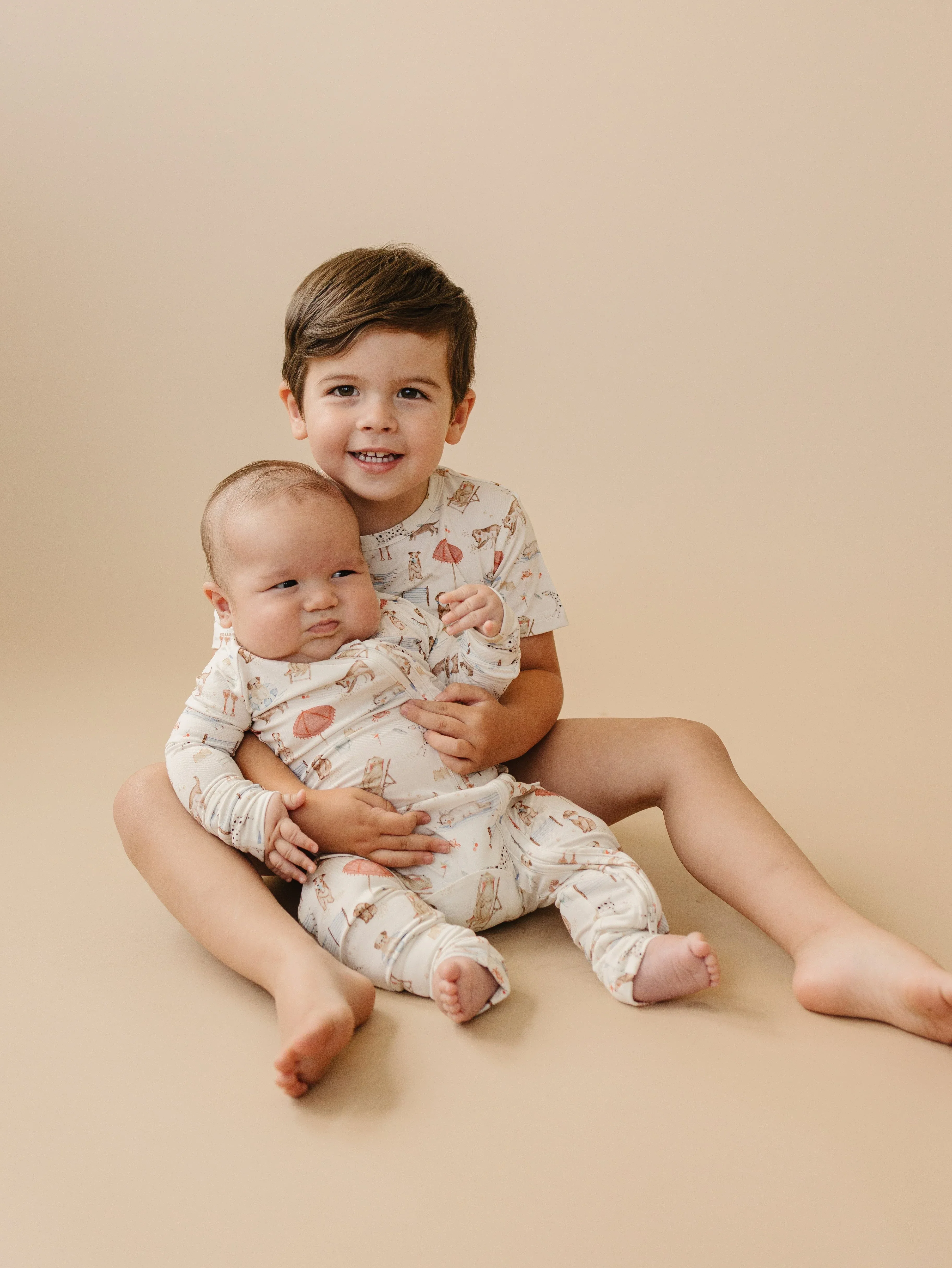 Beach Pawty Bamboo Zippy Pajamas - Image 3
