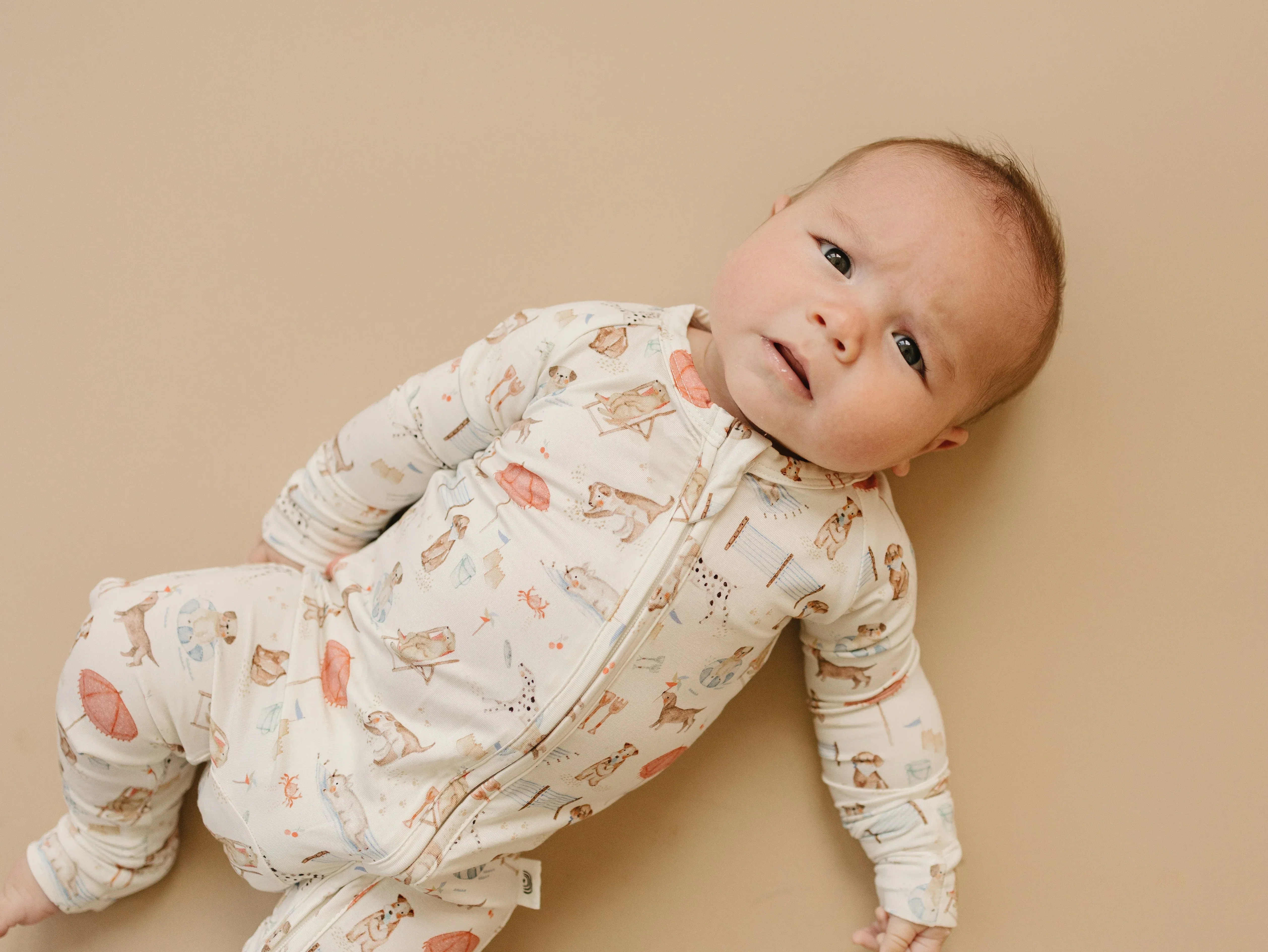 Beach Pawty Bamboo Zippy Pajamas - Image 4