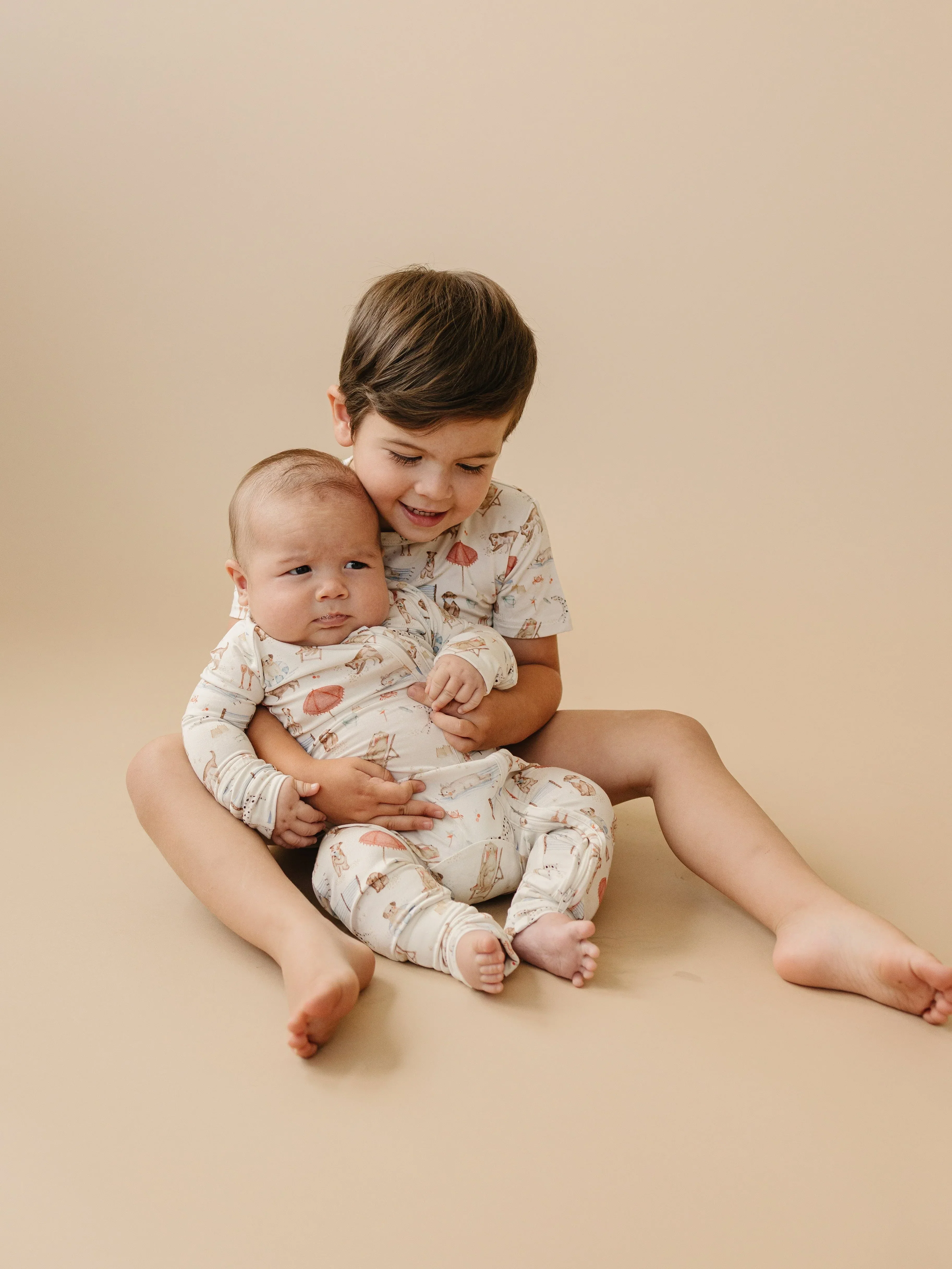 Beach Pawty Bamboo Zippy Pajamas - Image 6
