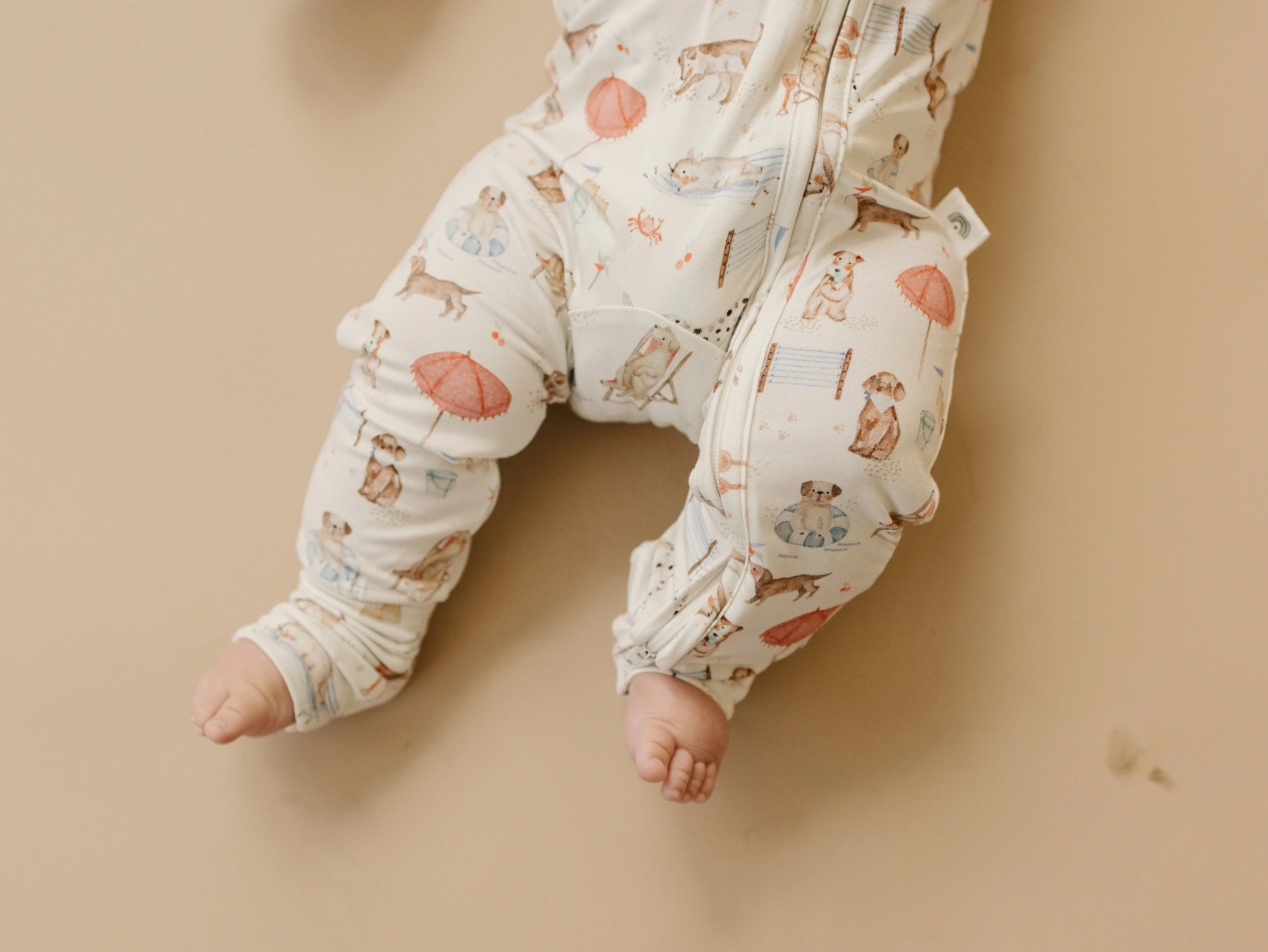 Beach Pawty Bamboo Zippy Pajamas - Image 8