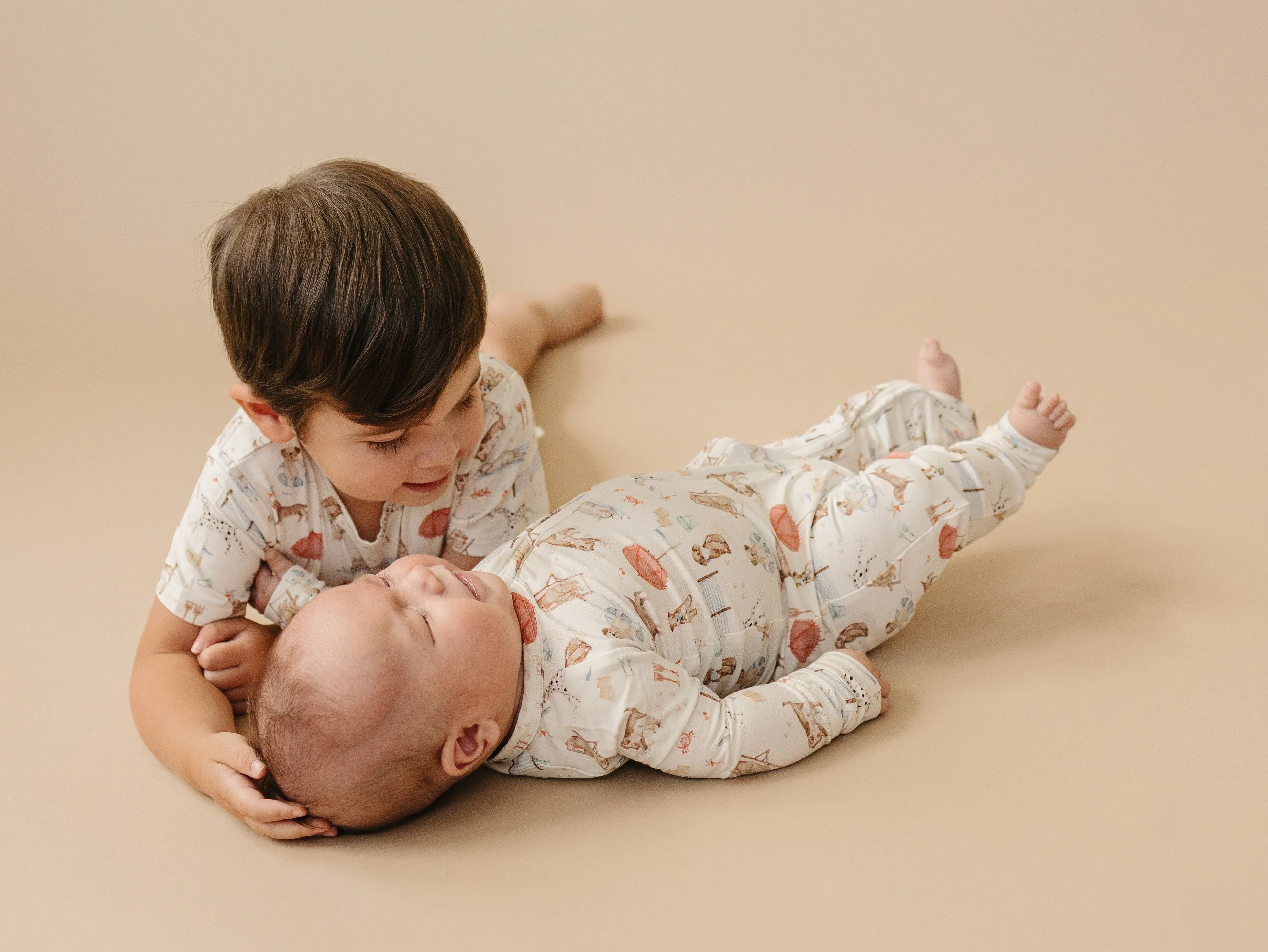 Beach Pawty Bamboo Zippy Pajamas - Image 9