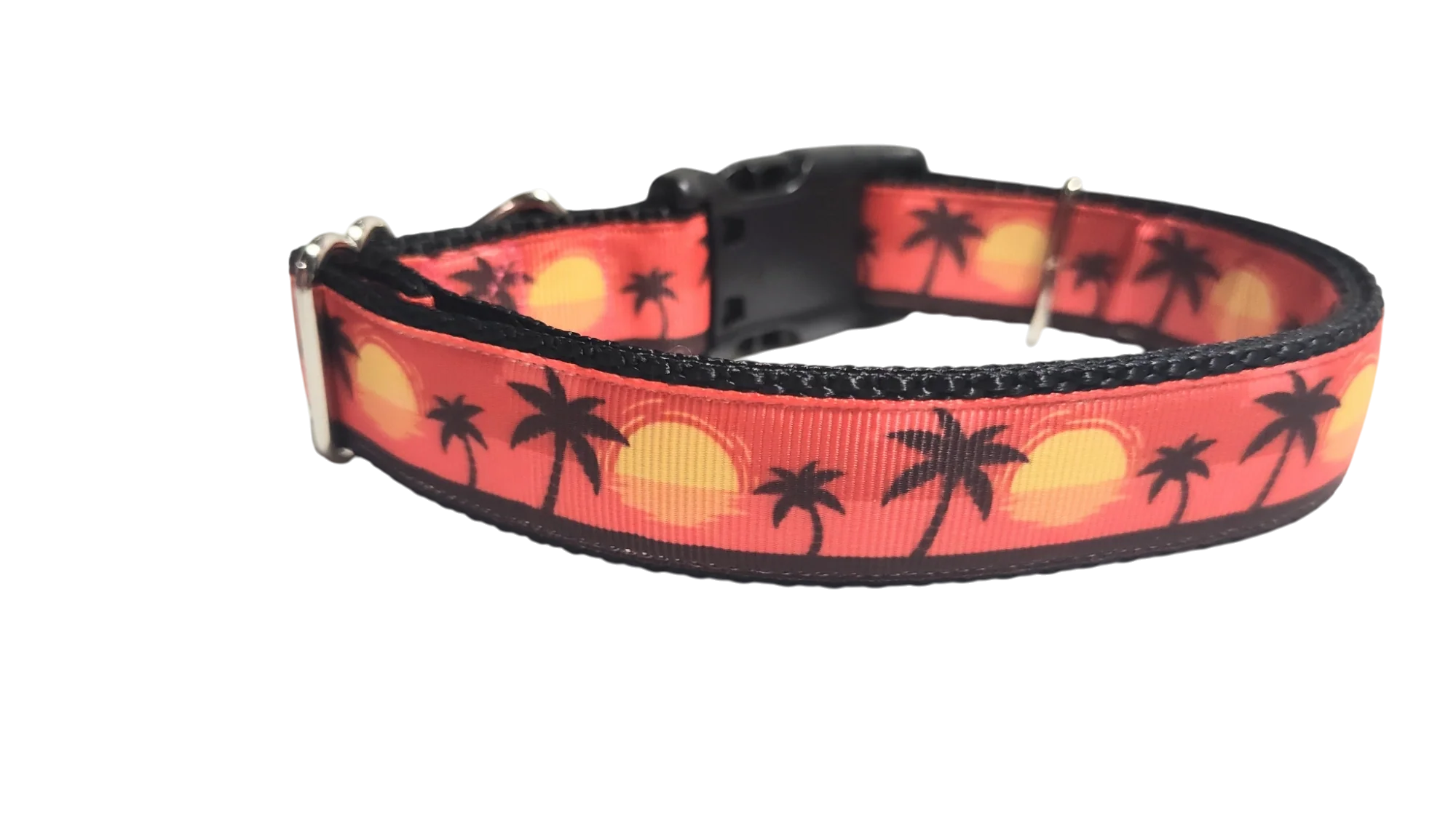 Beach Sunsets Nylon Dog Collar - Image 3